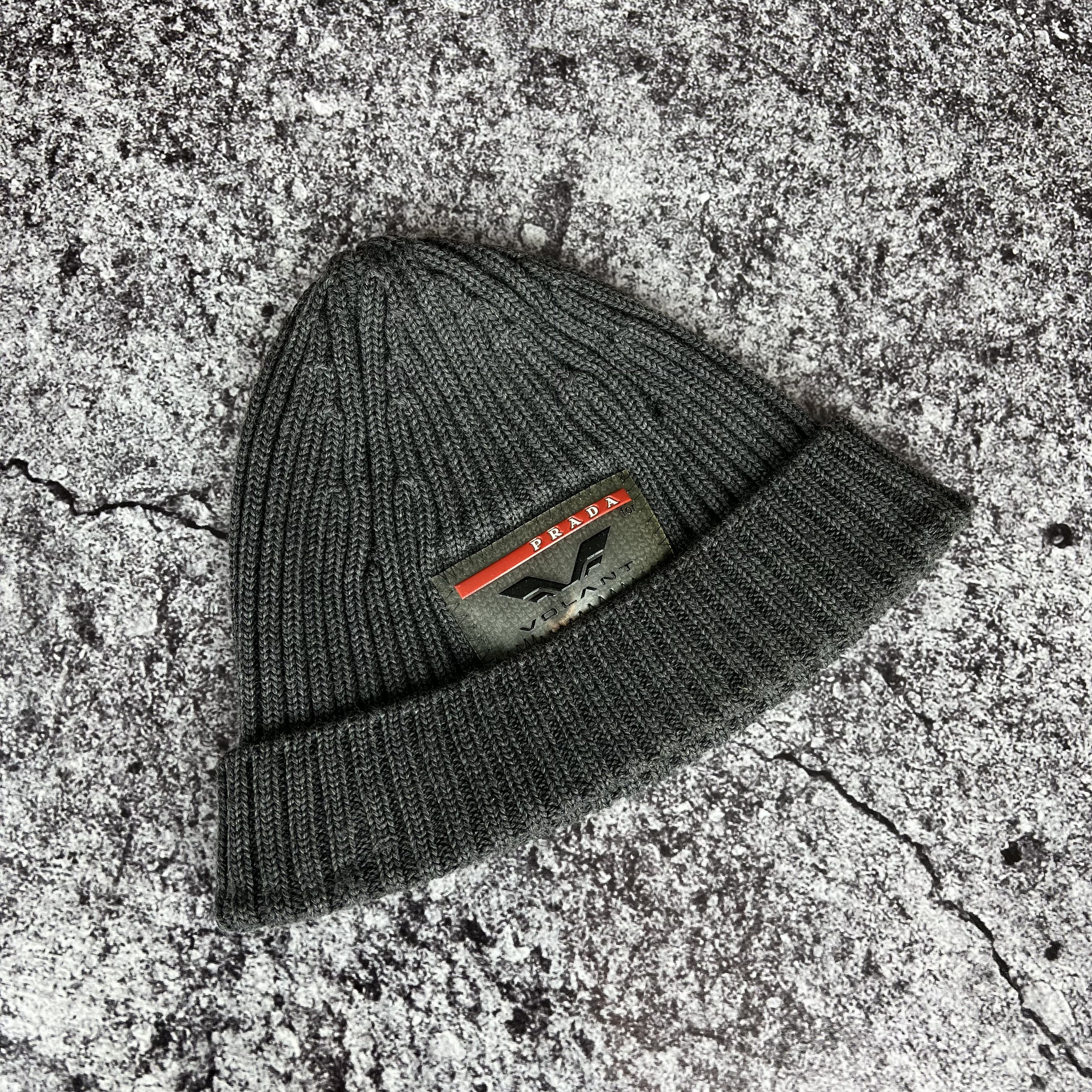 Prada Prada Volant Ski Beanie Big Logo Size One Size Size ONE SIZE - 3 Thumbnail