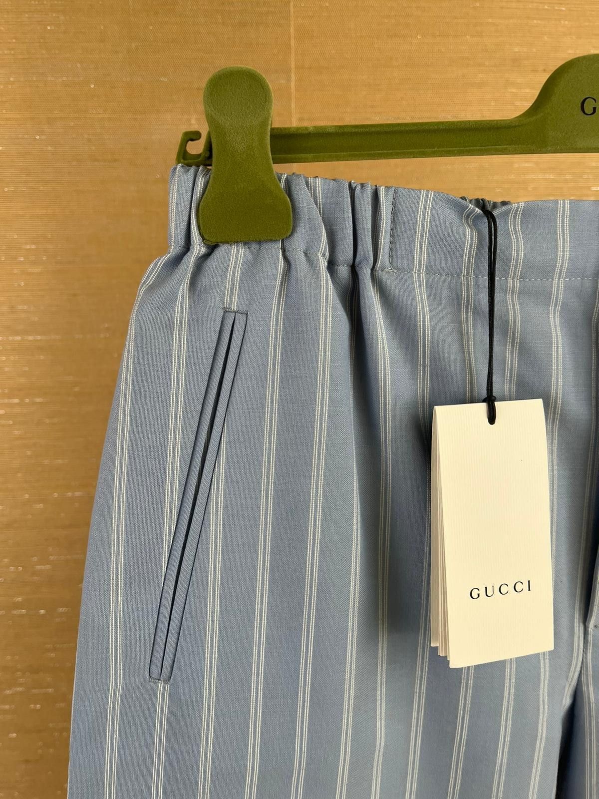 Gucci Wool & Mohair Blend Shorts in Light Blue Size US 30 / EU 46 - 3 Thumbnail
