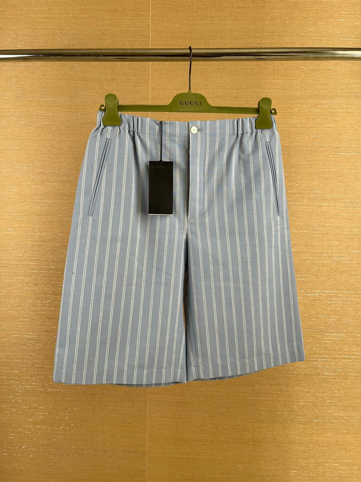 Gucci Wool & Mohair Blend Shorts in Light Blue Size US 30 / EU 46 - 5 Thumbnail