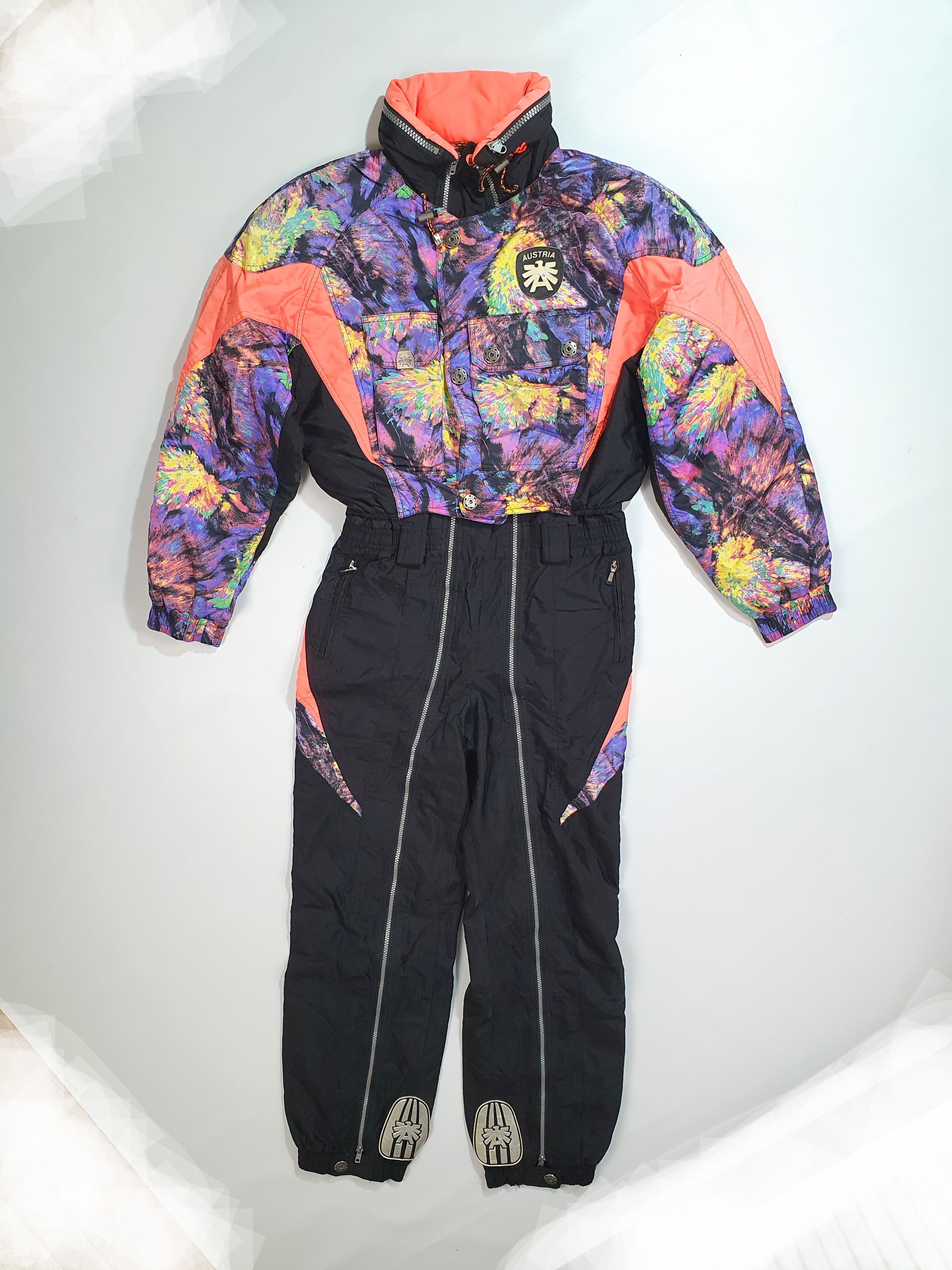 Asics Rare Asics 80s AUSTRIA Ski Team Jump suit Overalls Size US 32 / EU 48 - 7 Thumbnail