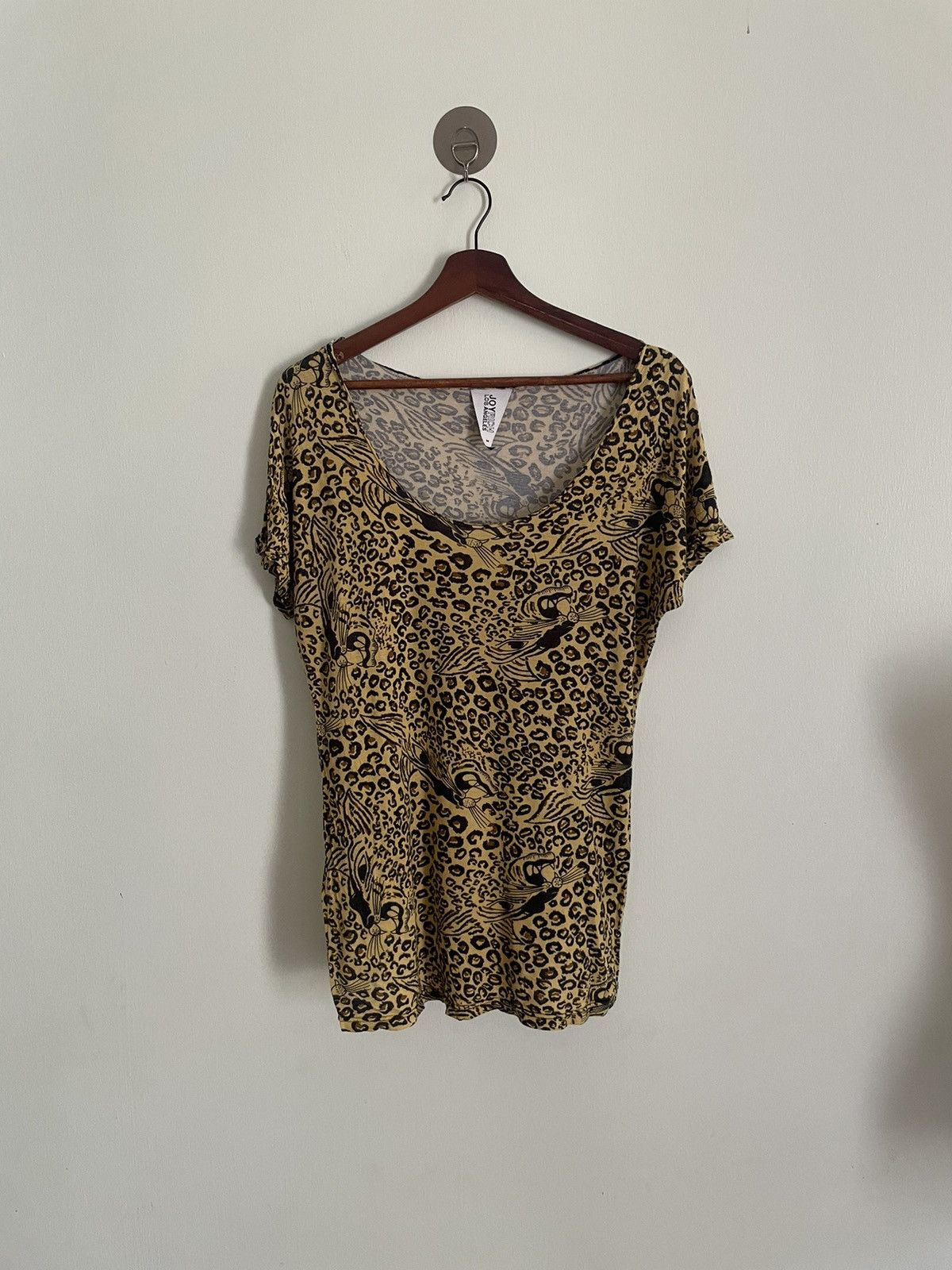 image of Joyrich Leopard Blouse in Unspecified, Women's (Size Medium)