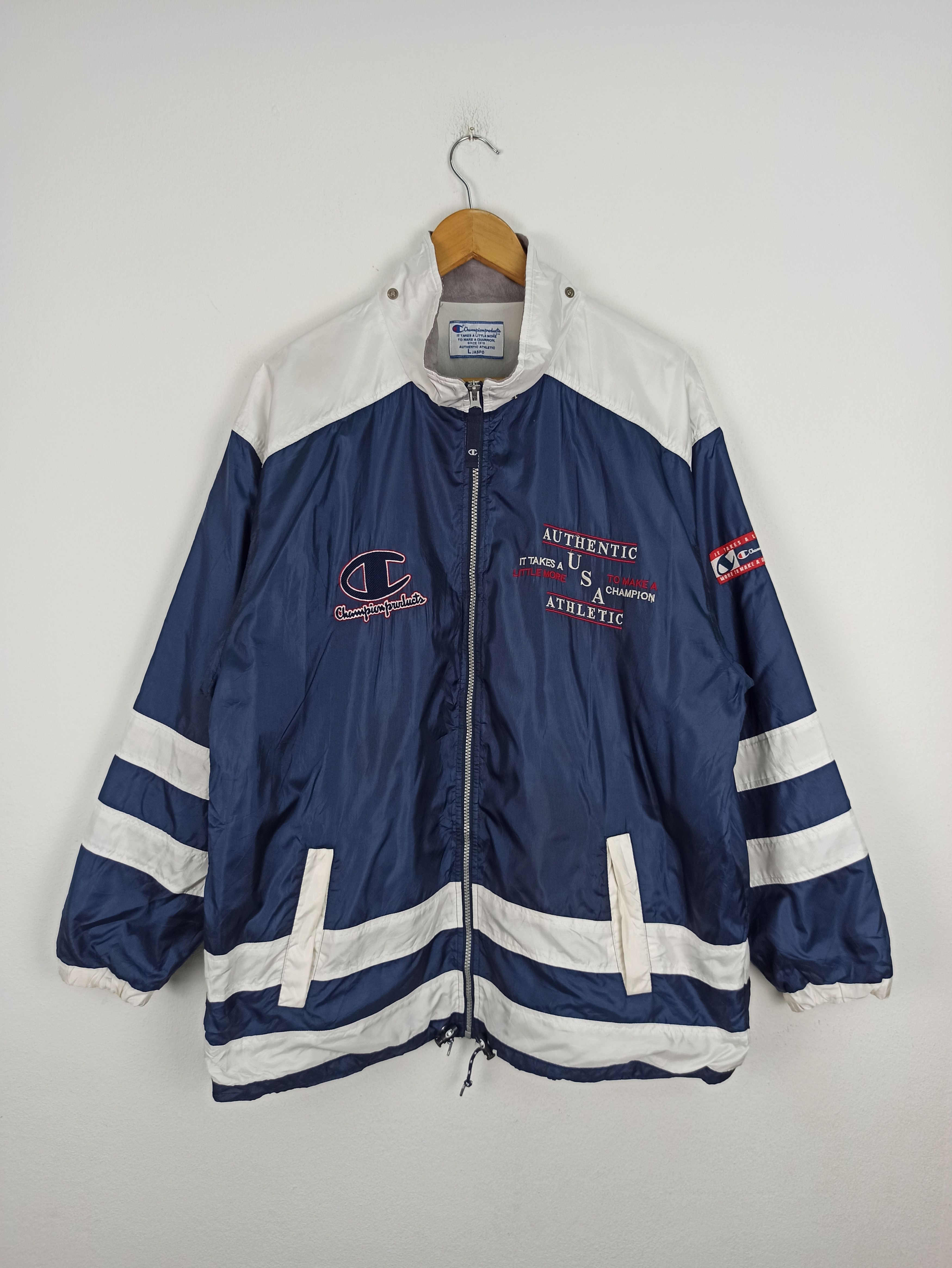 Champion Vintage ChampionProducts Jacket Windbreaker (c38) Size US L / EU 52-54 / 3 - 1 Thumbnail