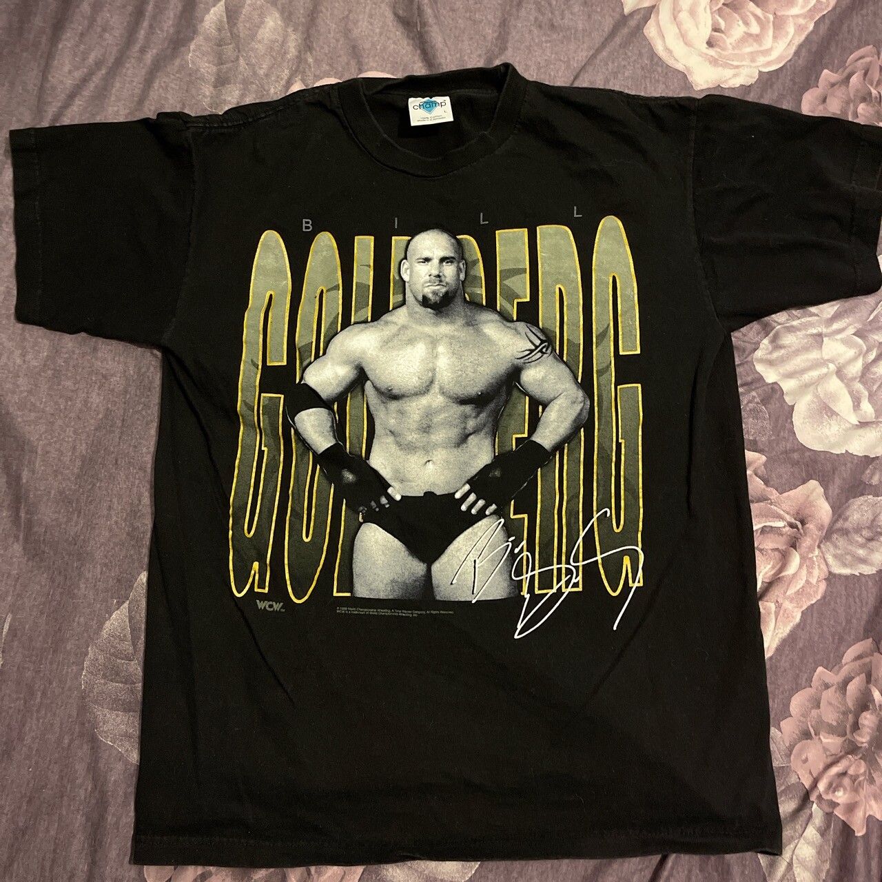 Vintage Vintage WWE Bill Goldberg T-shirt Size US L / EU 52-54 / 3 - 1 Preview