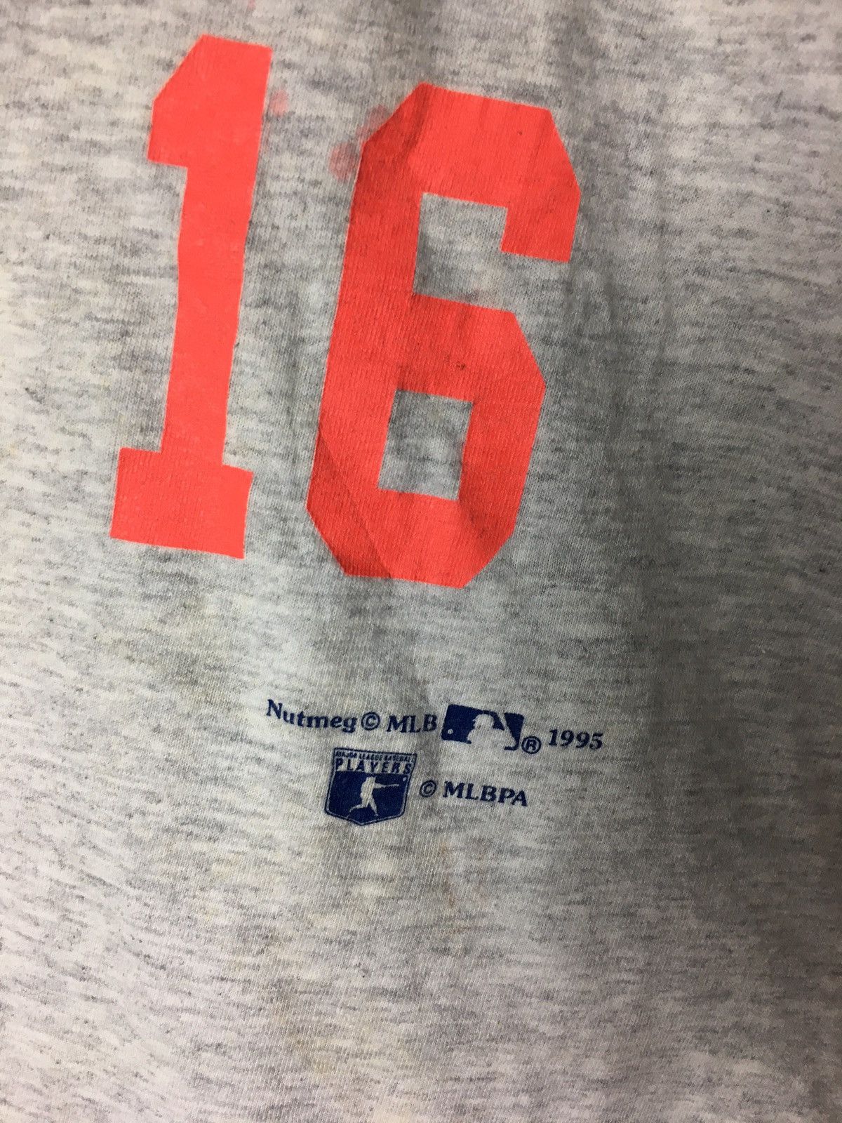 MLB × Vintage Vintage Nutmeg MLB Dodgers Nomo 16 Made In Usa Tee Shirt Size US L / EU 52-54 / 3 - 4 Thumbnail