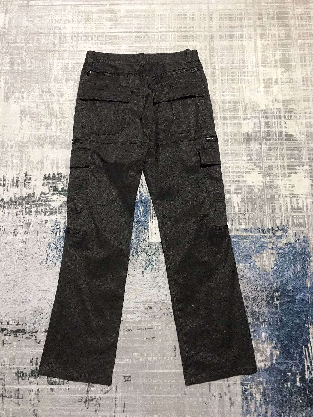Japanese Brand × Seditionaries Vtg Semantic Design Punk Bondage Tactical Zipper Cargo Pant Size US 28 / EU 44 - 2 Thumbnail