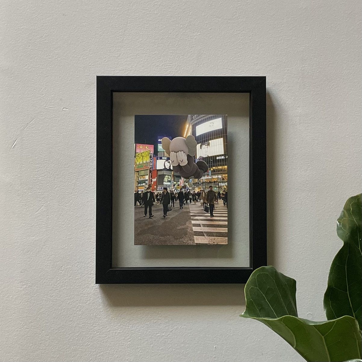 image of Kaws Companion Augmented Reality Sculpture Poster in Black, Men's