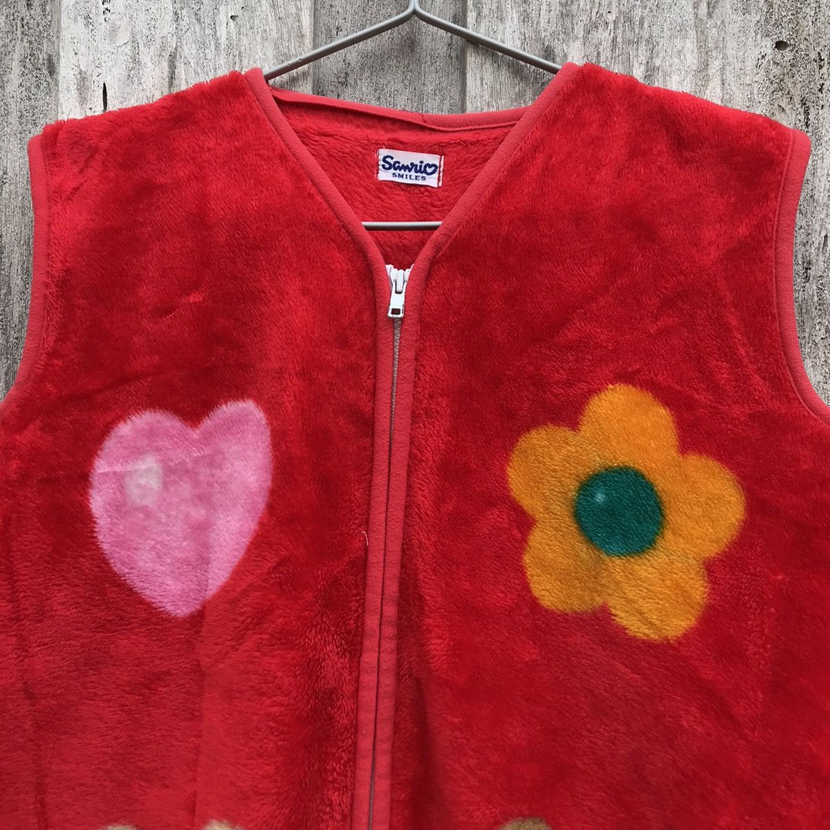 Anime × Japanese Brand × Vintage Vintage Animated Hello Kitty Fleece Vest Big Logo Size M / US 6-8 / IT 42-44 - 2 Thumbnail