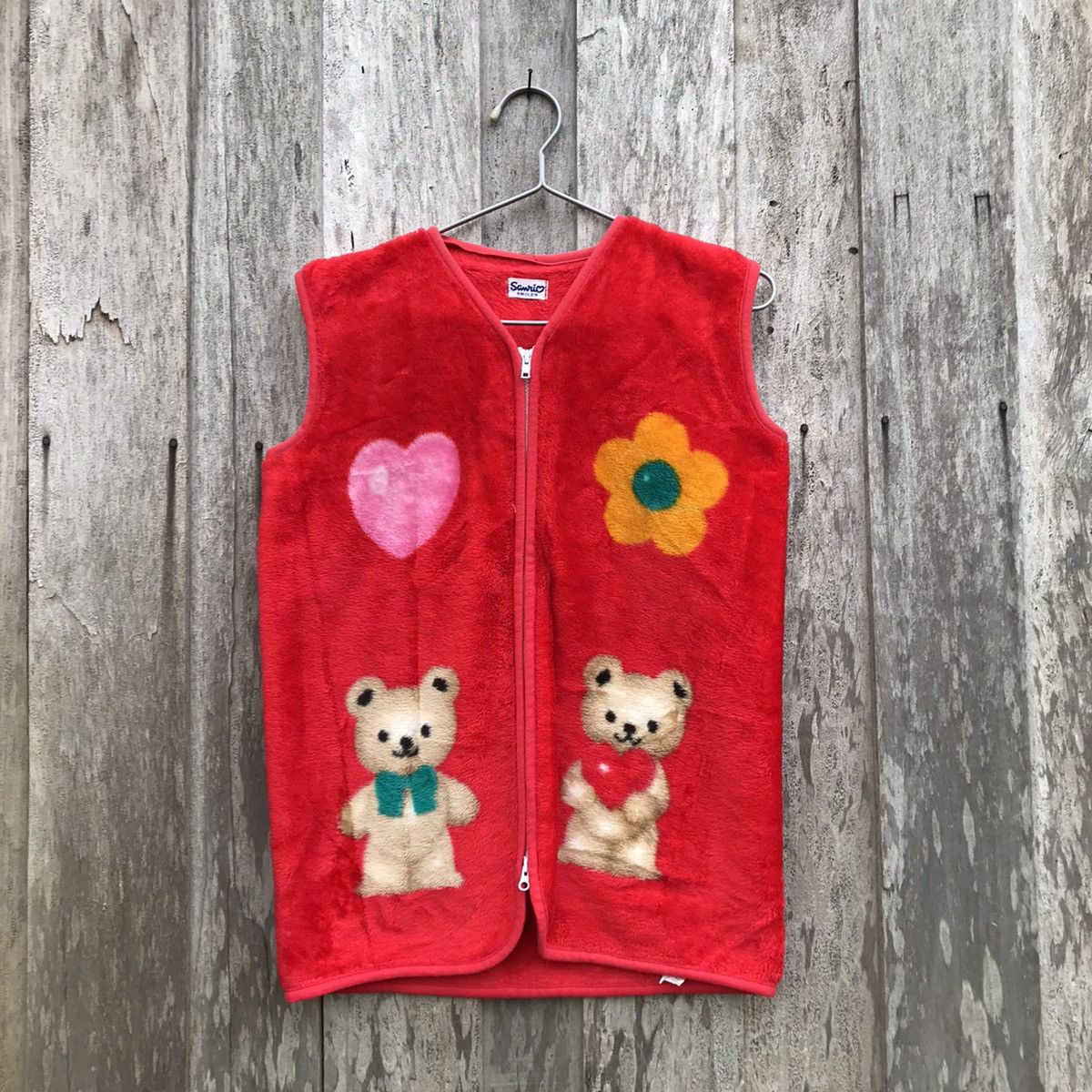 Anime × Japanese Brand × Vintage Vintage Animated Hello Kitty Fleece Vest Big Logo Size M / US 6-8 / IT 42-44 - 6 Thumbnail