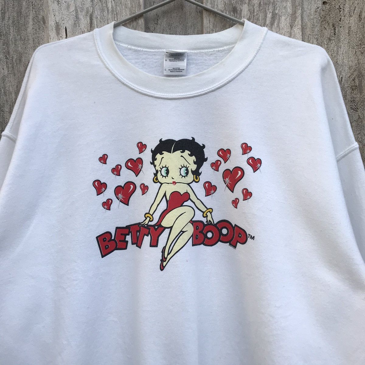 Cartoon Network × Gildan × Vintage Vintage Betty Boop Animated Sweatshirt Big Print Size US L / EU 52-54 / 3 - 2 Thumbnail
