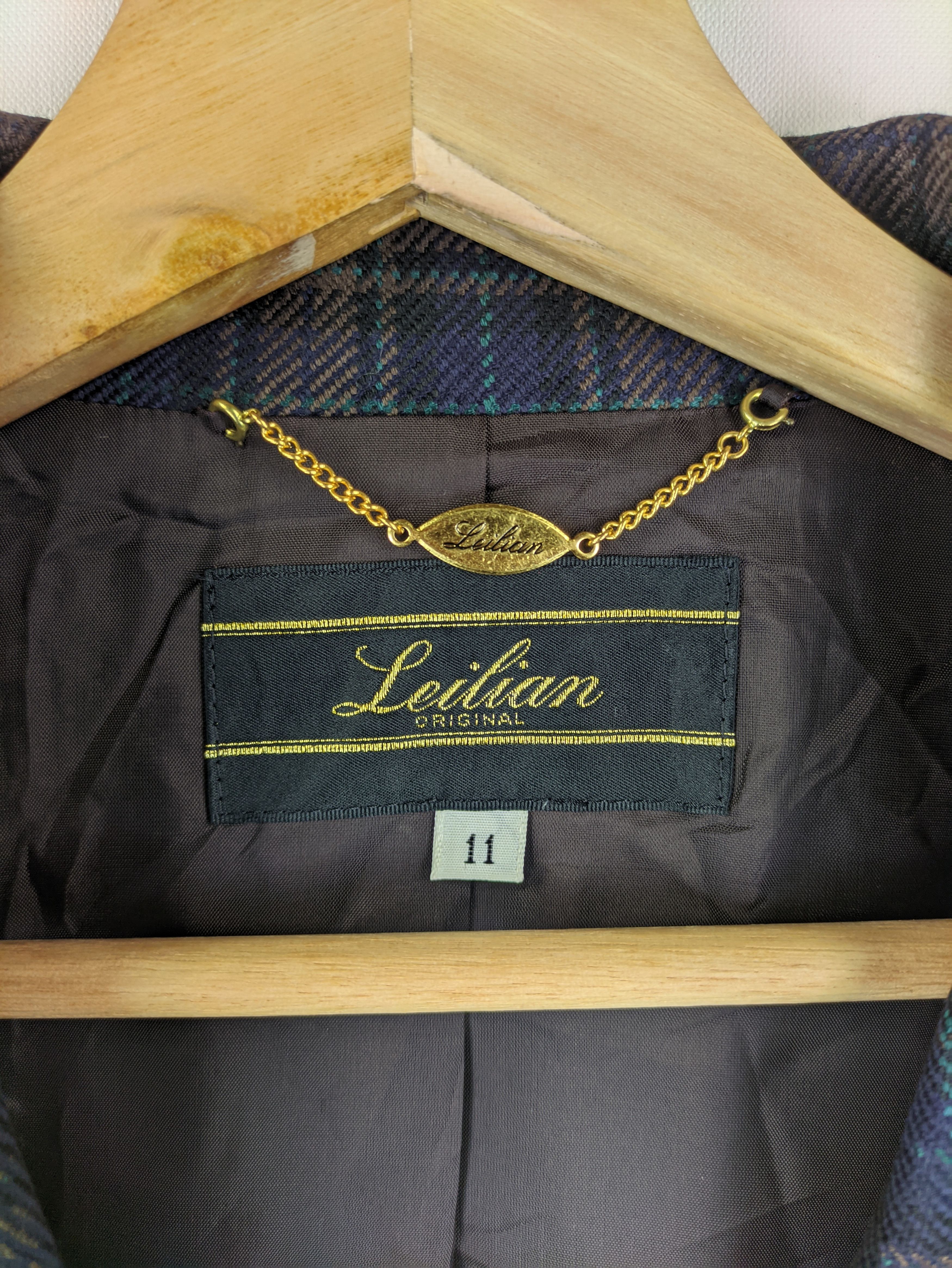 Japanese Brand Steals🔥Vintage Blazer Jacket Chekered by Leilian Size US M / EU 48-50 / 2 - 3 Thumbnail