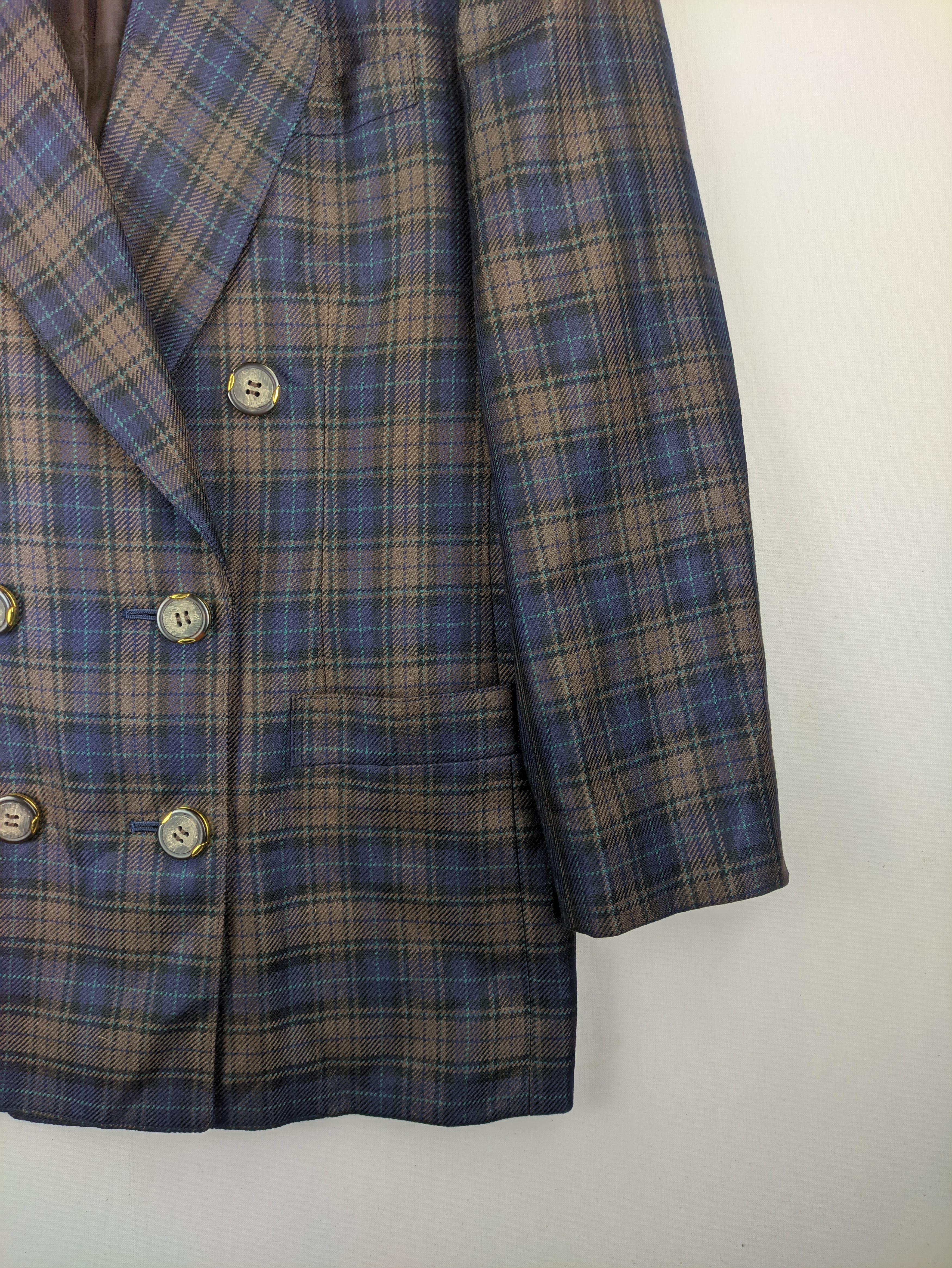 Japanese Brand Steals🔥Vintage Blazer Jacket Chekered by Leilian Size US M / EU 48-50 / 2 - 5 Thumbnail