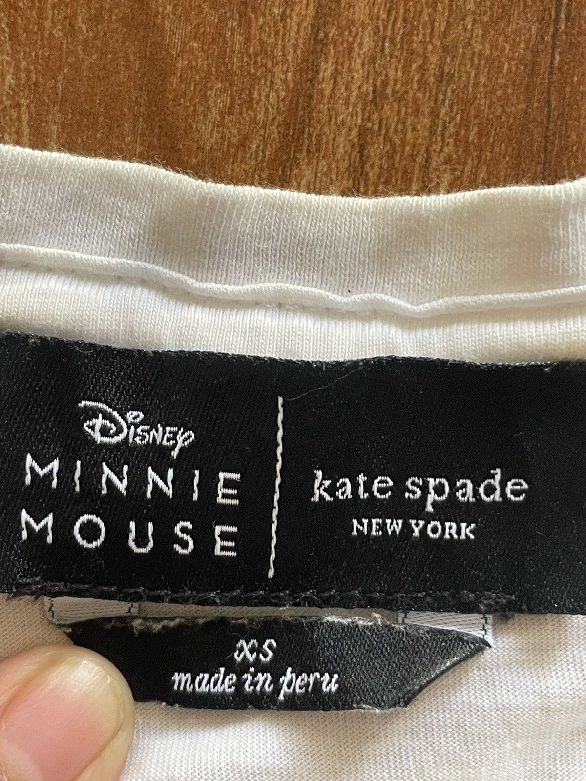 Kate Spade Minnie Logo Tee Kate Spade X Disney Size XS / US 0-2 / IT 36-38 - 4 Thumbnail