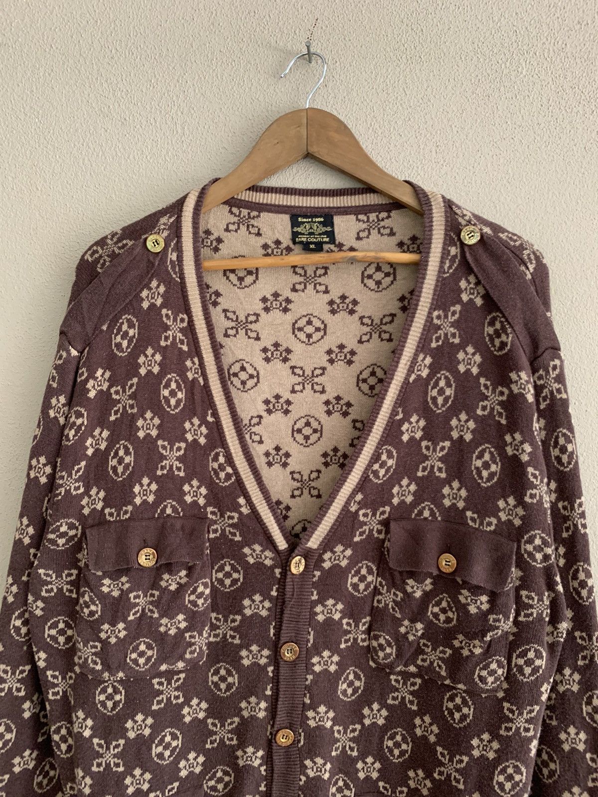 Japanese Brand Nice design Bare Couture cardign jacket Size US M / EU 48-50 / 2 - 3 Thumbnail