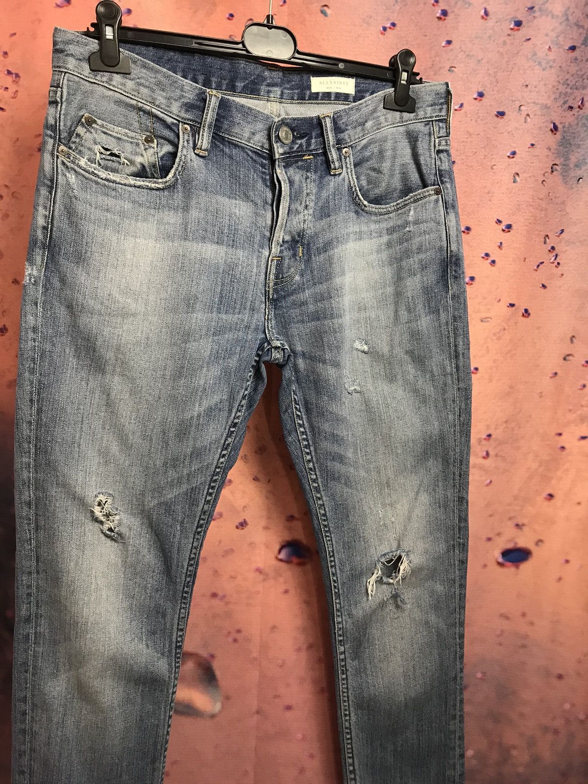 Allsaints Allsaints luxury distressed jeans Size US 32 / EU 48 - 1 Thumbnail