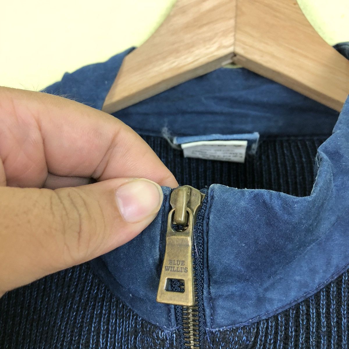 Indigo Blue Willi's Full Zipper Jacket Inspired by Blue Blue Japan Size US L / EU 52-54 / 3 - 7 Thumbnail