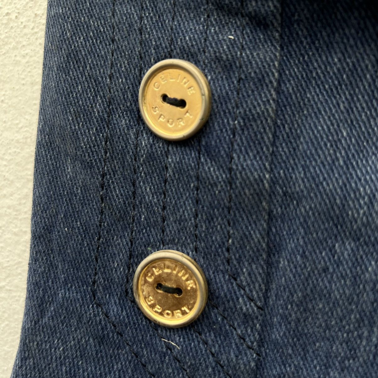 Celine × Designer VINTAGE CELINE PARIS SKIRT DENIM Size 30" / US 8 / IT 44 - 4 Thumbnail
