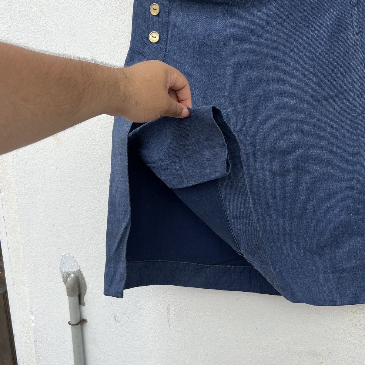 Celine × Designer VINTAGE CELINE PARIS SKIRT DENIM Size 30" / US 8 / IT 44 - 5 Thumbnail