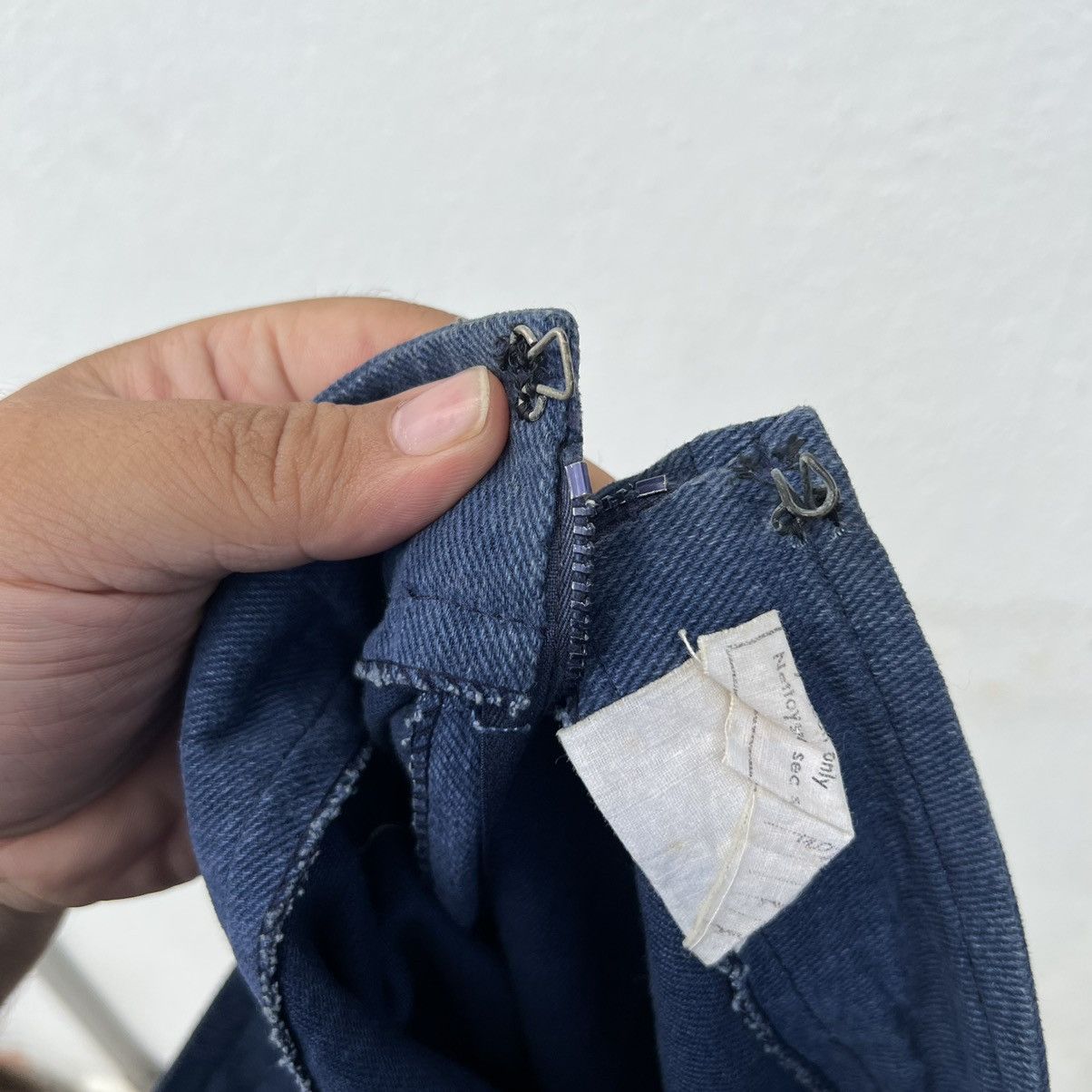 Celine × Designer VINTAGE CELINE PARIS SKIRT DENIM Size 30" / US 8 / IT 44 - 9 Thumbnail