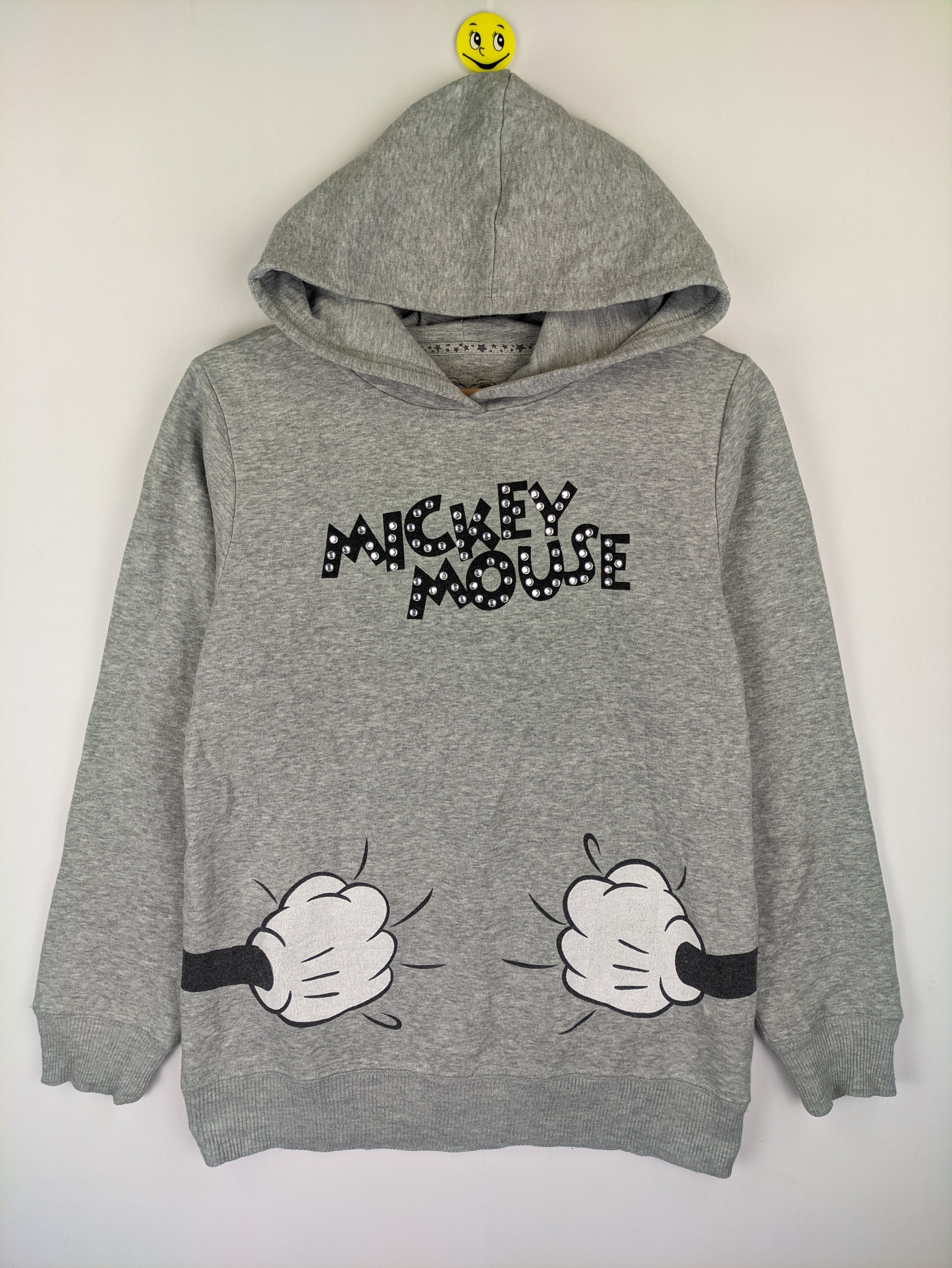 image of Stealshoodie Pullover Disney Mickey Mouse in Grey, Women's (Size Medium)