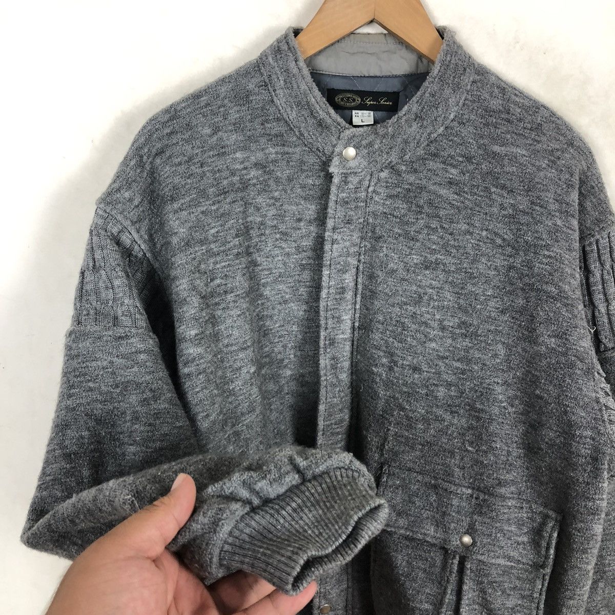 Japanese Brand SUPER SONIC BOMBER JACKET Size US L / EU 52-54 / 3 - 6 Thumbnail