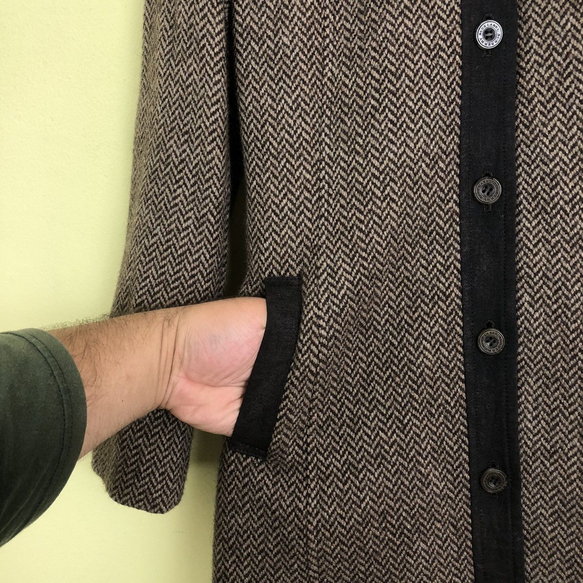 Burberry 🔥Vintage Burberry London Blue Label Long Coat Wool Size US M / EU 48-50 / 2 - 6 Thumbnail