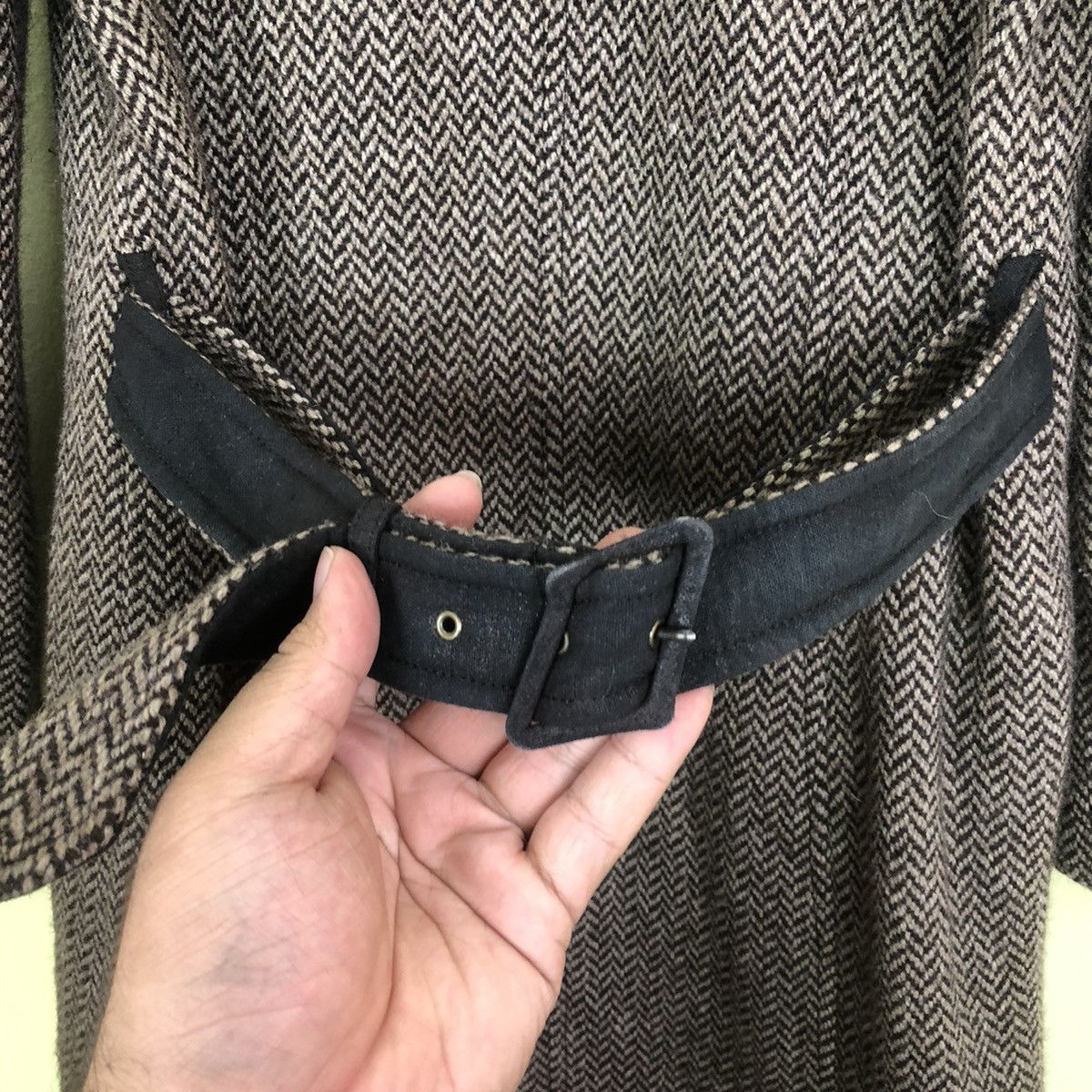 Burberry 🔥Vintage Burberry London Blue Label Long Coat Wool Size US M / EU 48-50 / 2 - 7 Thumbnail