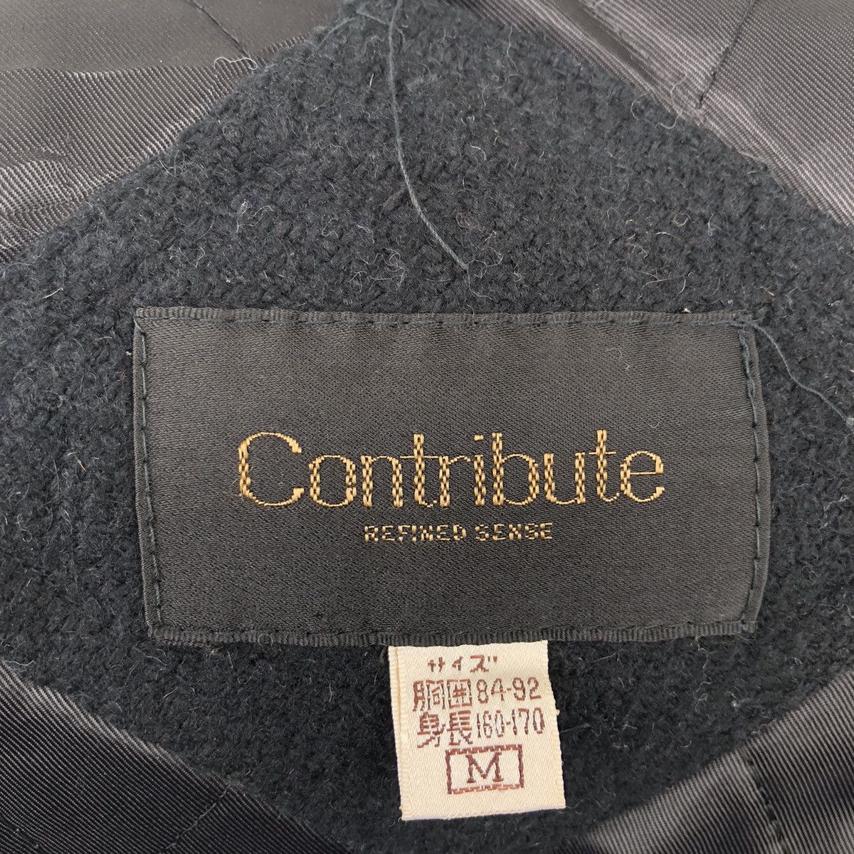 Japanese Brand WOOL HERRINGBONE JACKET CONTRIBUTE INSPIRED BY ISSEY MIYAKE Size US M / EU 48-50 / 2 - 11 Thumbnail