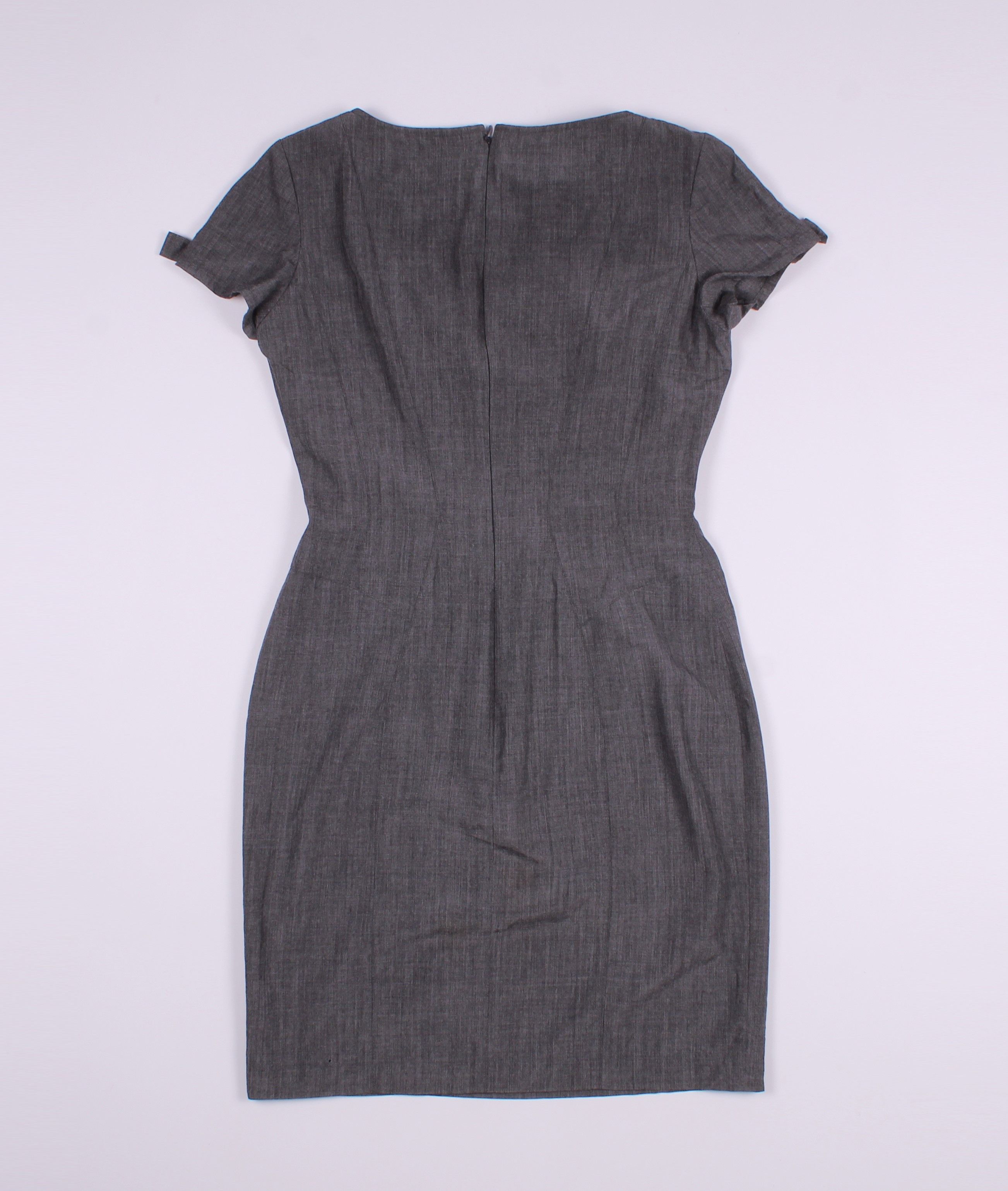 Mugler × Thierry Mugler Vintage Thierry Mugler Lilac Wool Dress Size M / US 6-8 / IT 42-44 - 8 Thumbnail