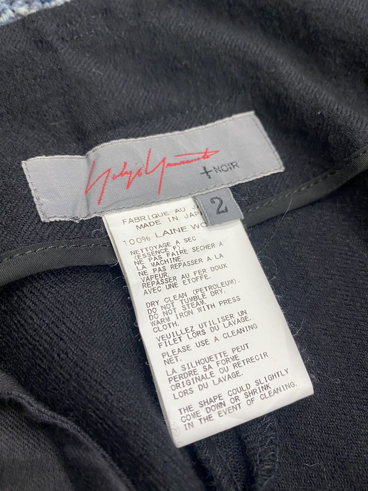 Yohji Yamamoto YOHJI YAMAMOTO Wool Pants + Noir Size US 31 - 9 Thumbnail