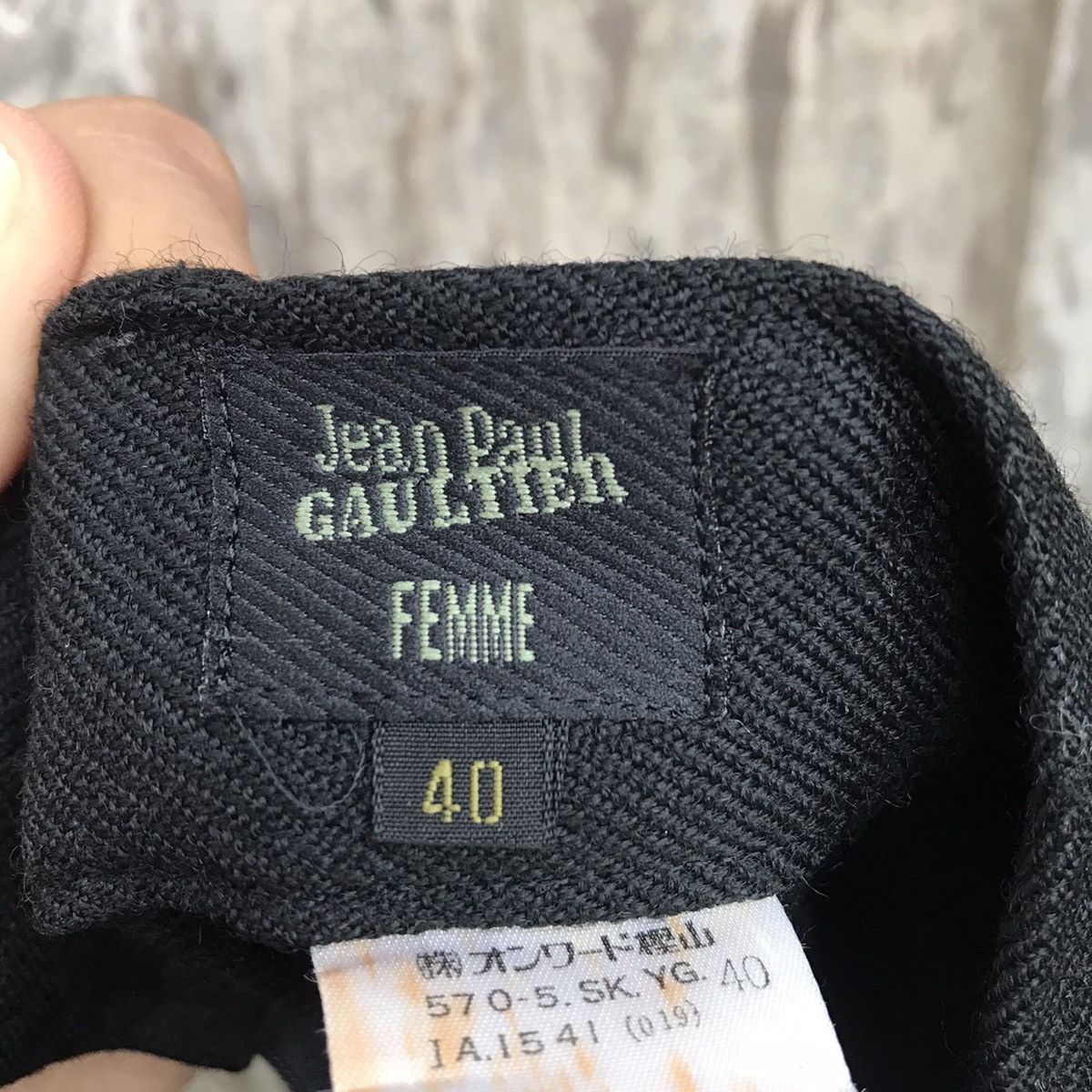 Jean Paul Gaultier Vintage Jean Paul Gaultier Femme Asymmetrical Skirt Size 25" / US 0 / IT 36 - 7 Thumbnail