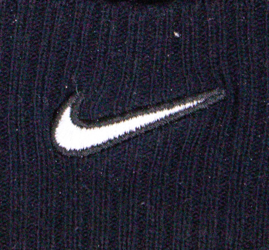Nike × Vintage Y2K 2000s Nike Stroked Swoosh Navy Black Beanie Size ONE SIZE - 3 Thumbnail