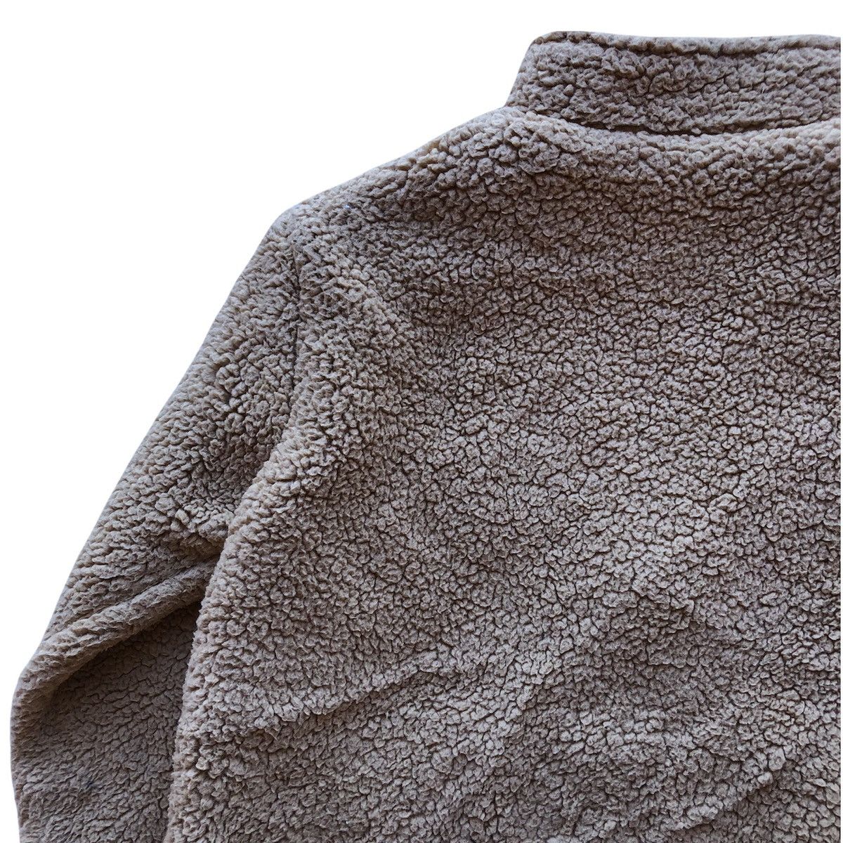 Japanese Brand Vintage Y2K Sherpa Fleece Jacket Big logo Embroidered Size US XXS / EU 40 - 6 Thumbnail