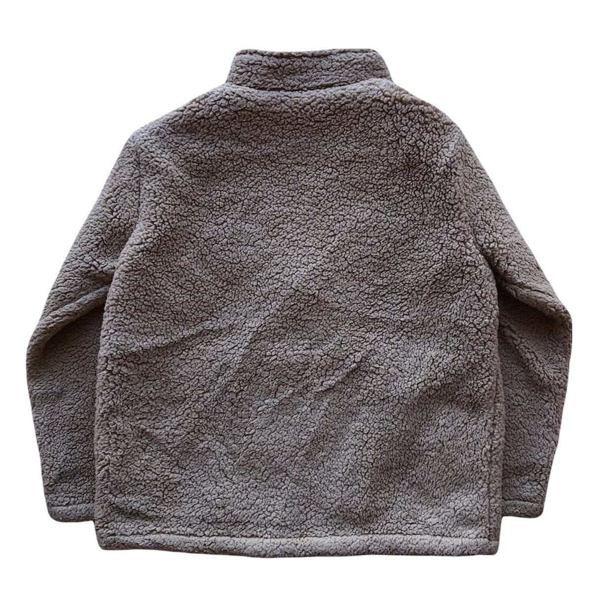 Japanese Brand Vintage Y2K Sherpa Fleece Jacket Big logo Embroidered Size US XXS / EU 40 - 5 Thumbnail