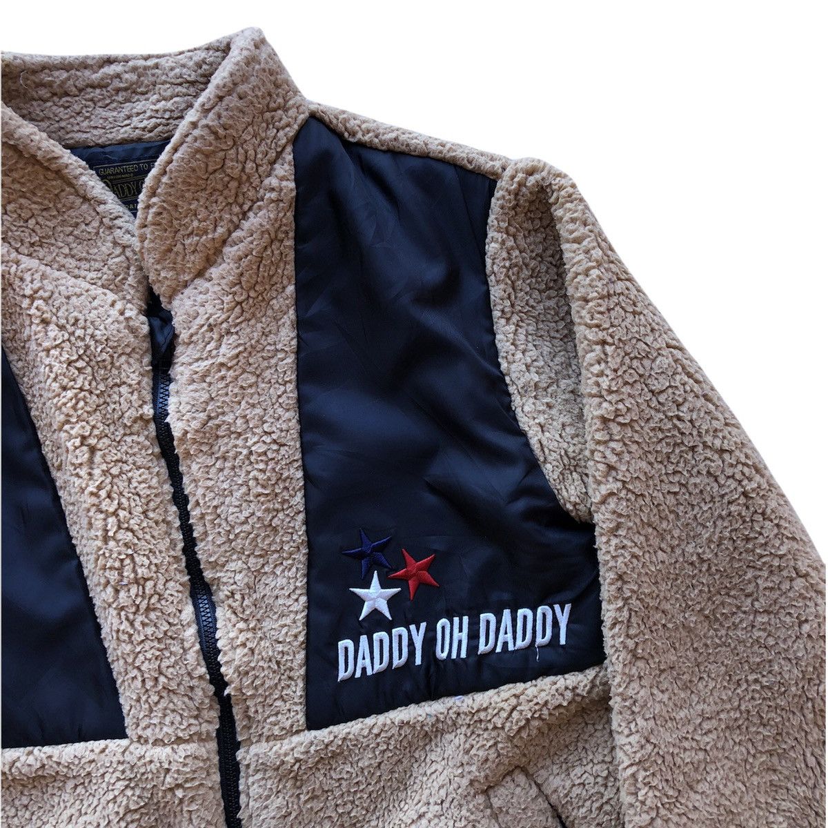 Japanese Brand Vintage Y2K Sherpa Fleece Jacket Big logo Embroidered Size US XXS / EU 40 - 3 Thumbnail