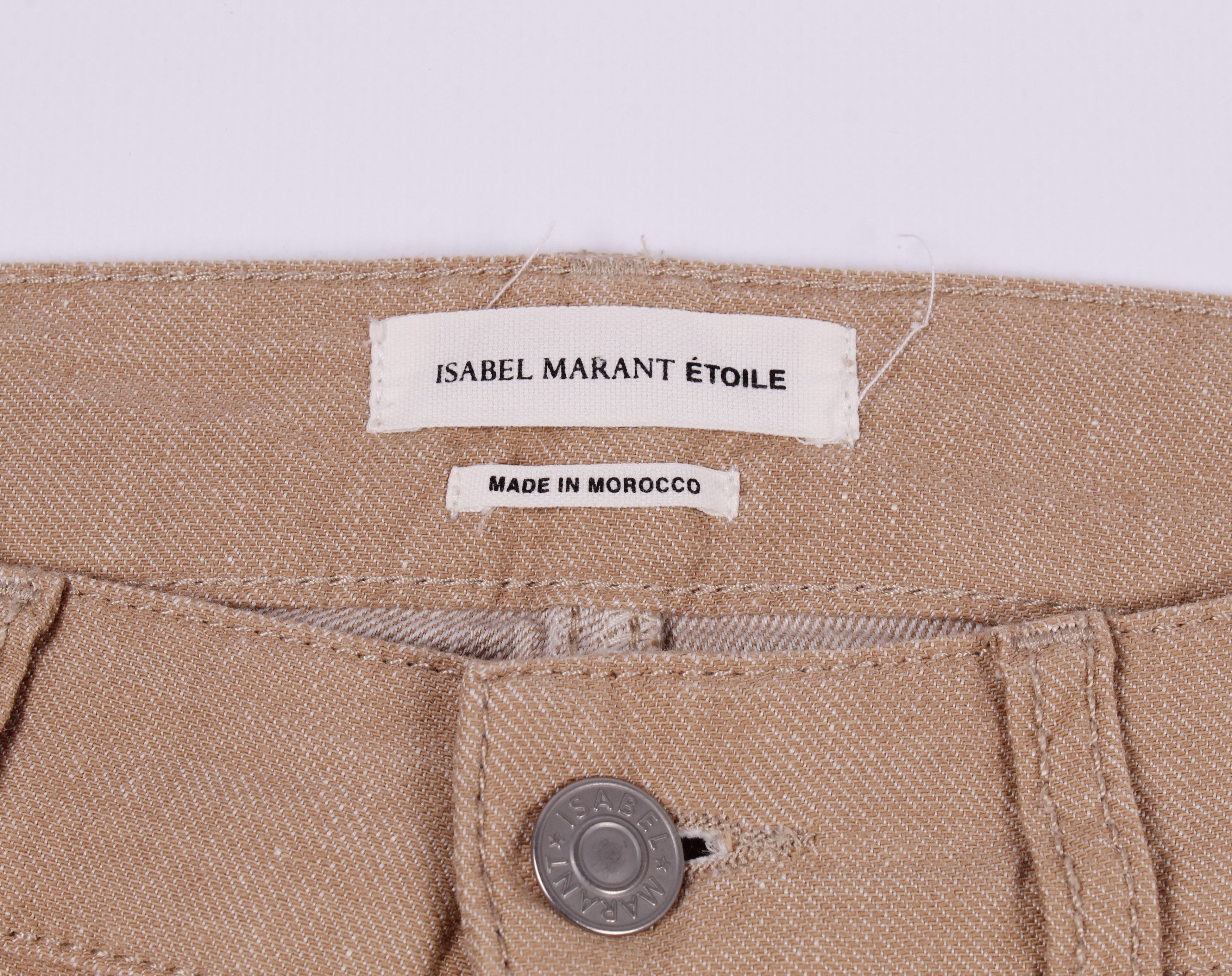 Isabel Marant Etoile Linen Skinny Pants Trousers