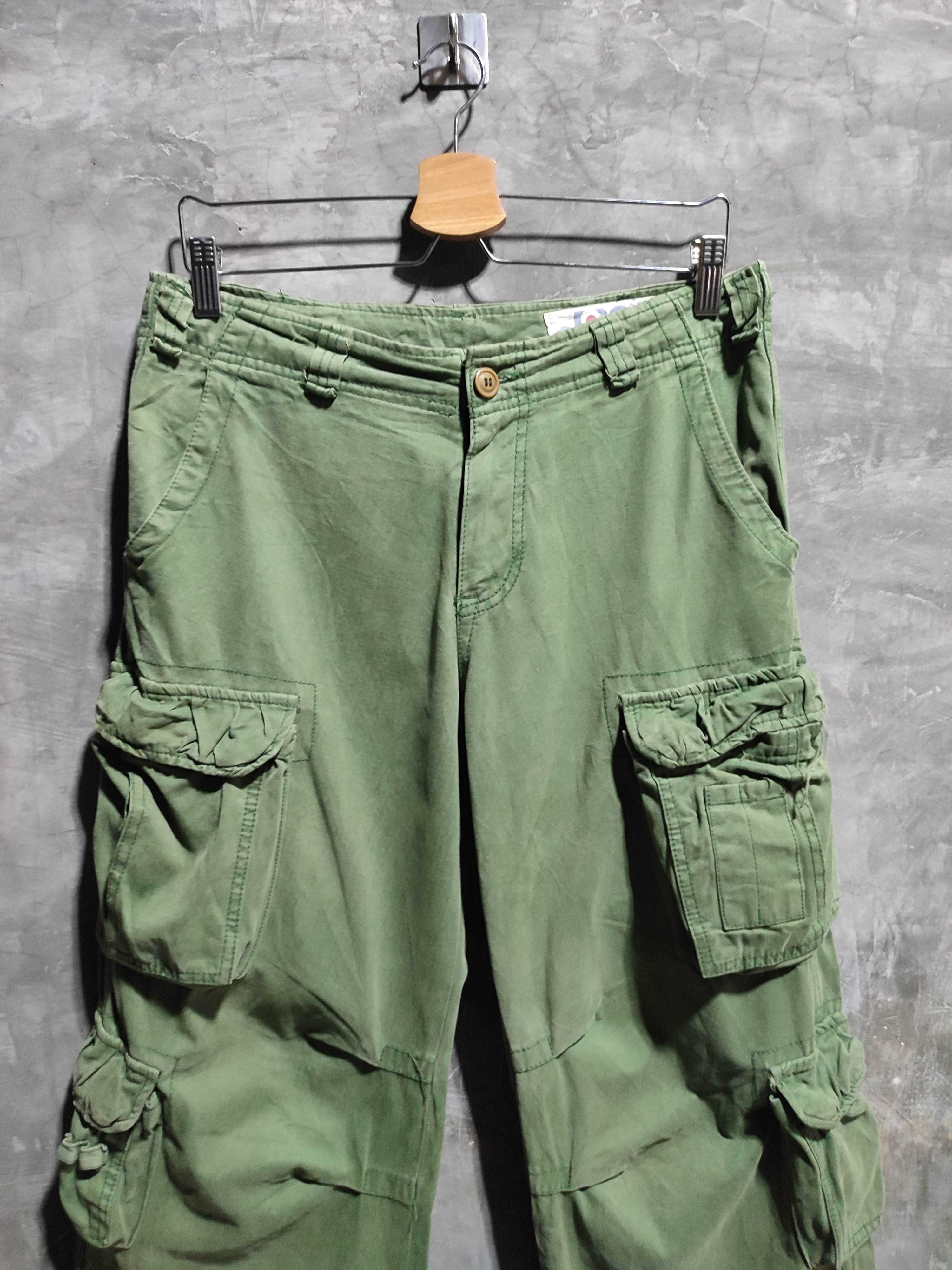Japanese Brand 🔥ANB 3D Multipocket Cargo Olive military Pants Size US 32 / EU 48 - 5 Thumbnail