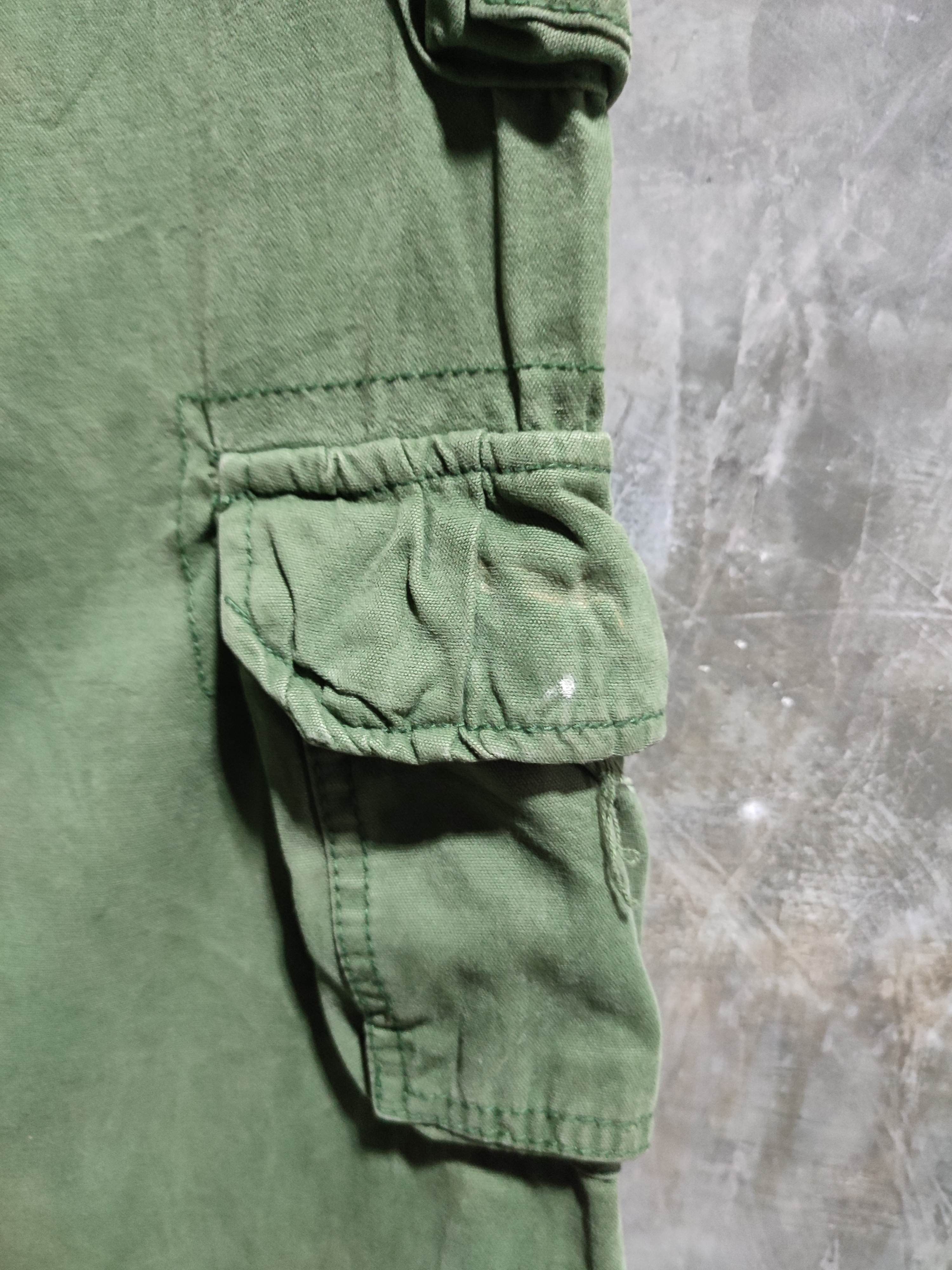 Japanese Brand 🔥ANB 3D Multipocket Cargo Olive military Pants Size US 32 / EU 48 - 10 Thumbnail