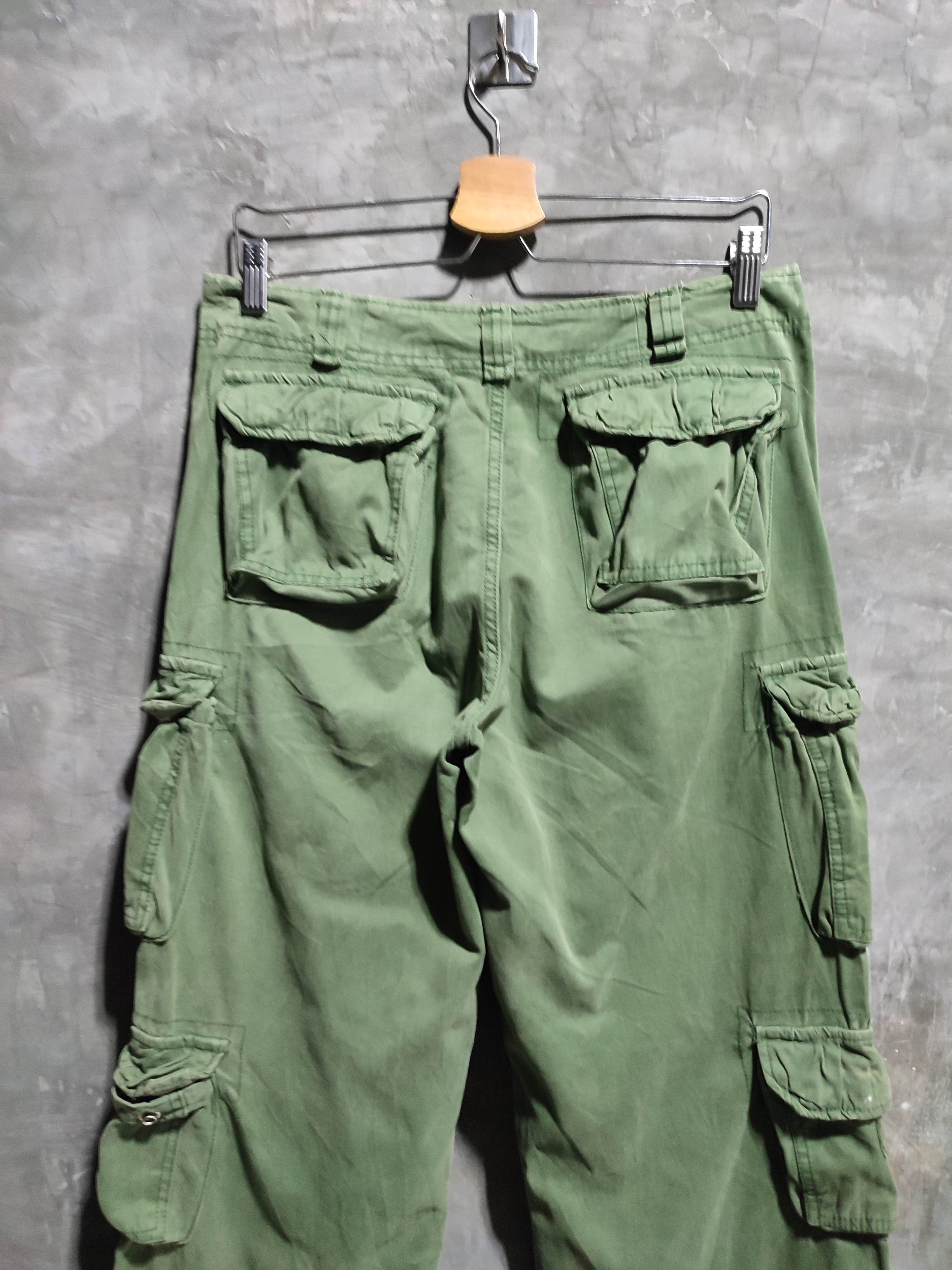 Japanese Brand 🔥ANB 3D Multipocket Cargo Olive military Pants Size US 32 / EU 48 - 8 Thumbnail
