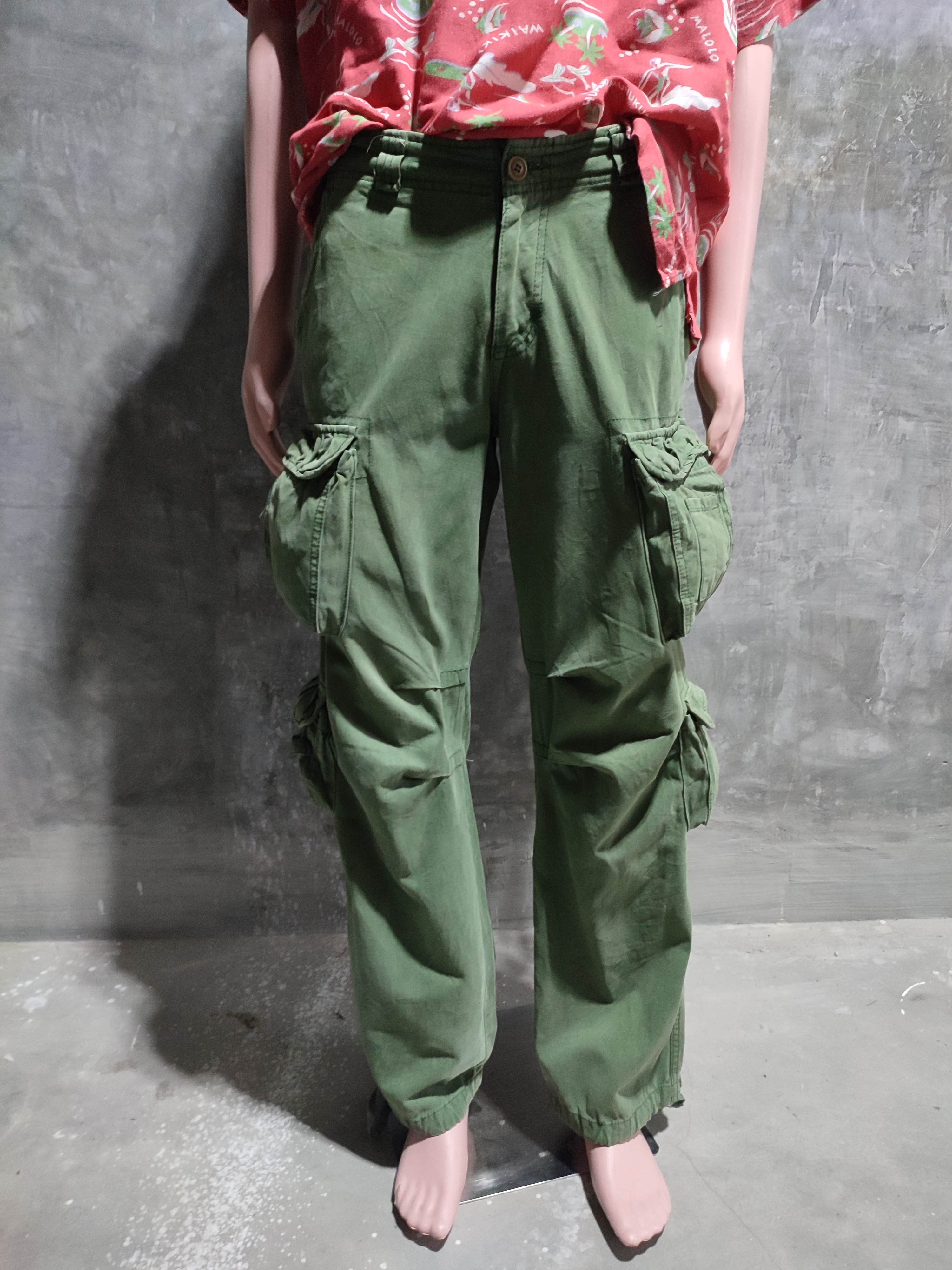 Japanese Brand 🔥ANB 3D Multipocket Cargo Olive military Pants Size US 32 / EU 48 - 1 Thumbnail