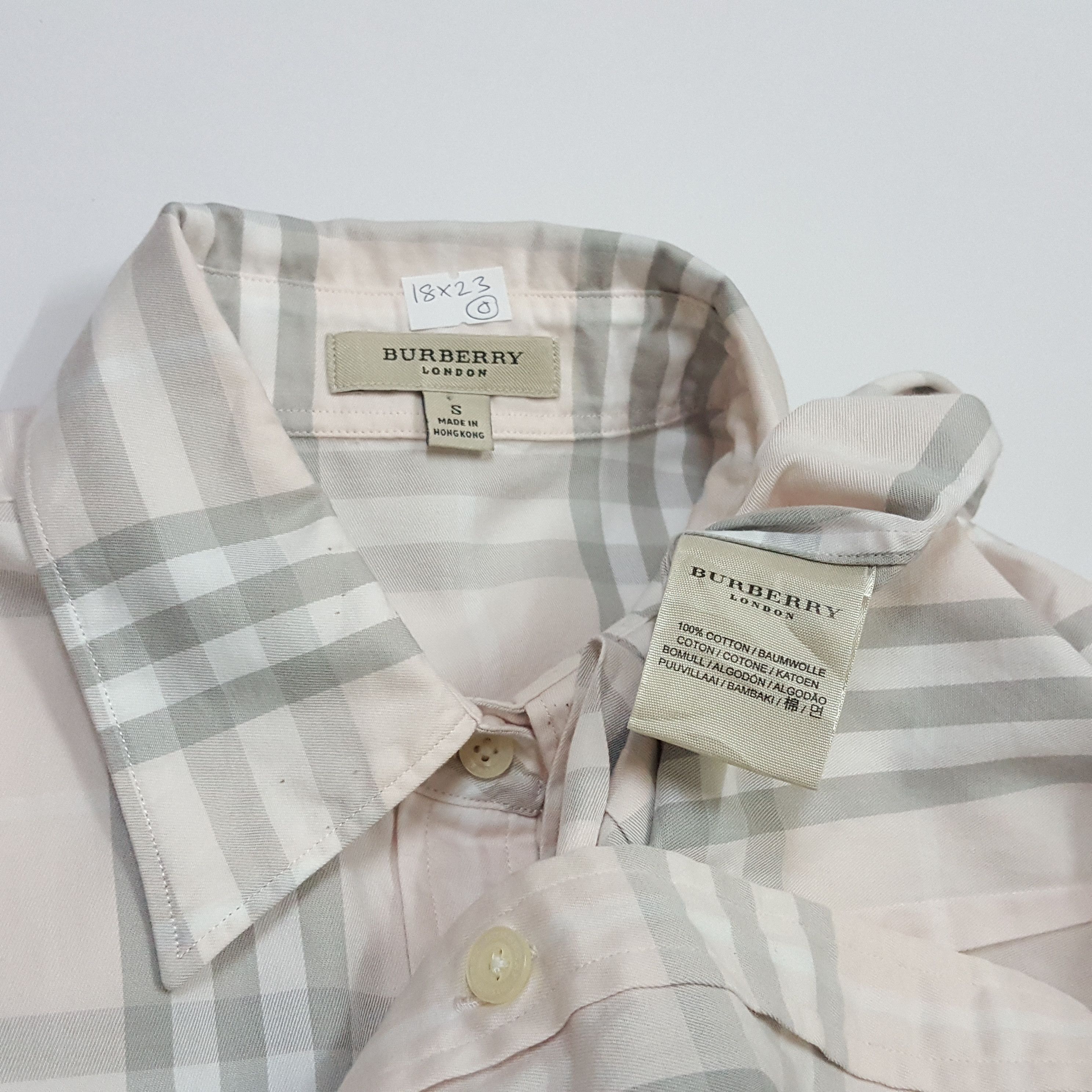 Burberry × Vintage Vintage BURBERRY nova check monogram shirt Size US S / EU 44-46 / 1 - 3 Thumbnail