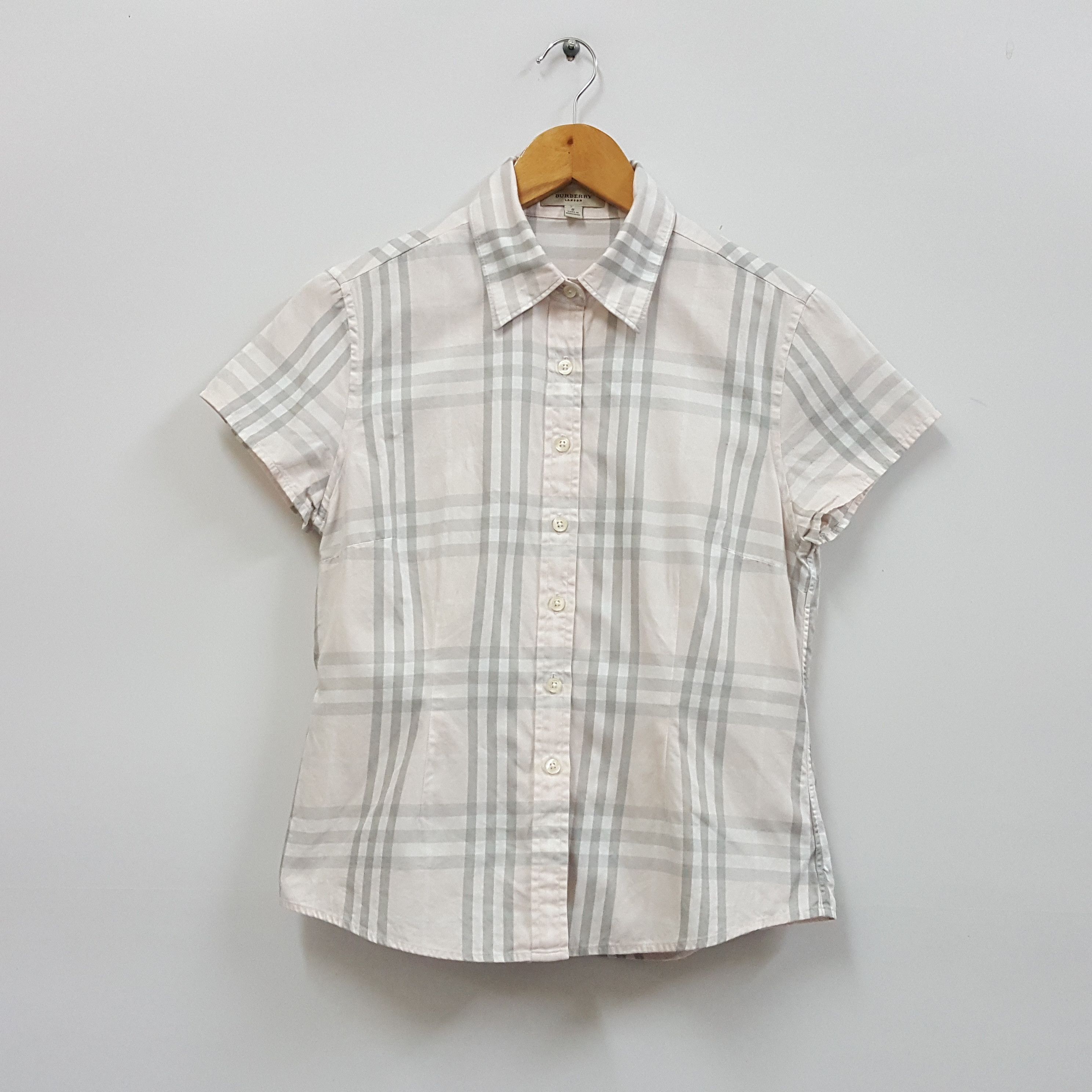Burberry × Vintage Vintage BURBERRY nova check monogram shirt Size US S / EU 44-46 / 1 - 1 Thumbnail