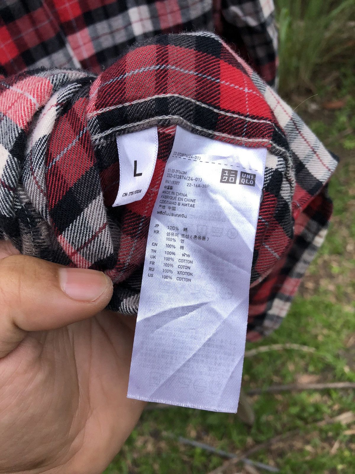 Flannel Uniqlo Checkered Flannel Single Pocket Shirts Size US M / EU 48-50 / 2 - 11 Thumbnail