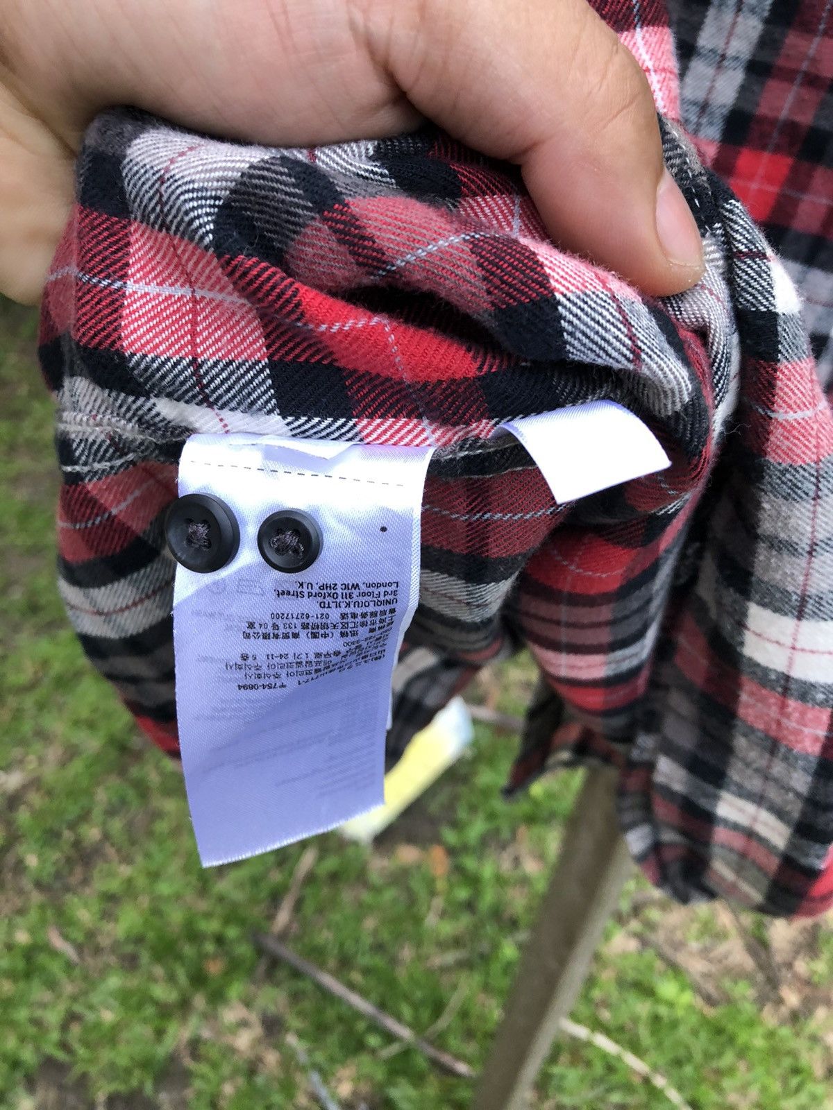 Flannel Uniqlo Checkered Flannel Single Pocket Shirts Size US M / EU 48-50 / 2 - 13 Thumbnail