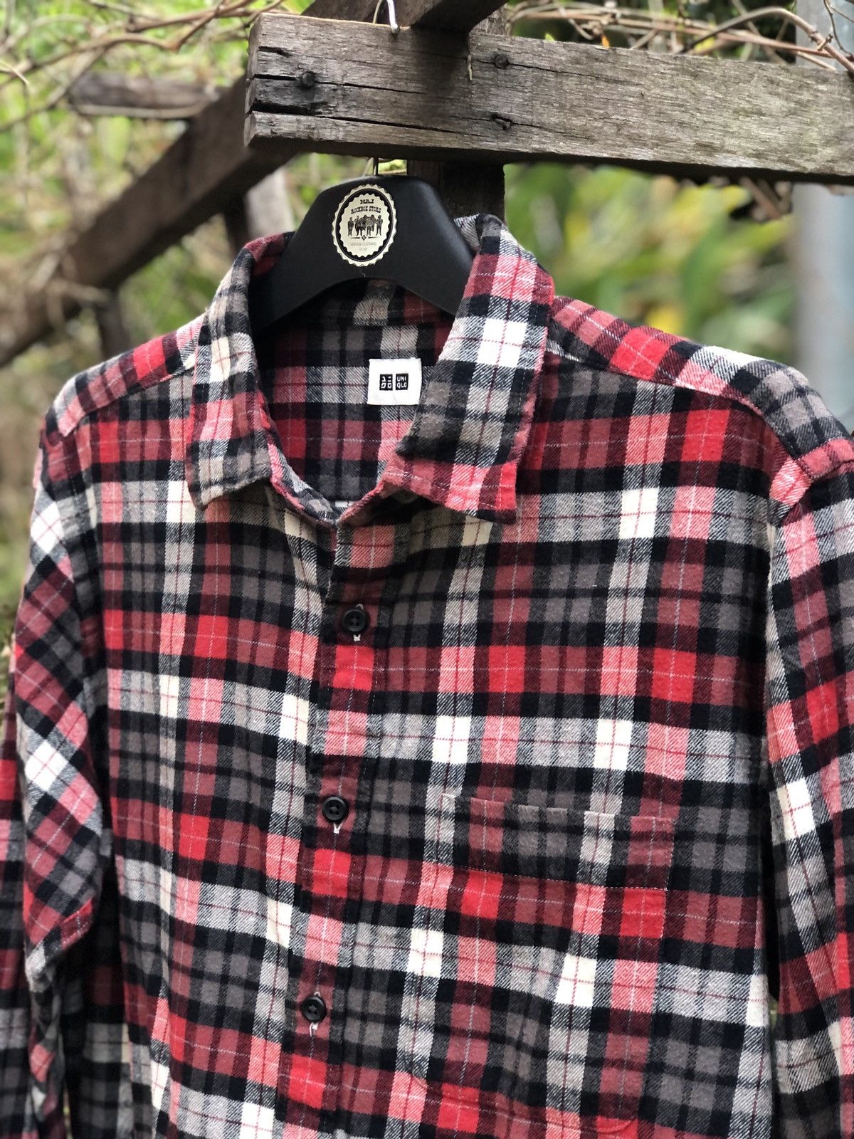 Flannel Uniqlo Checkered Flannel Single Pocket Shirts Size US M / EU 48-50 / 2 - 2 Thumbnail