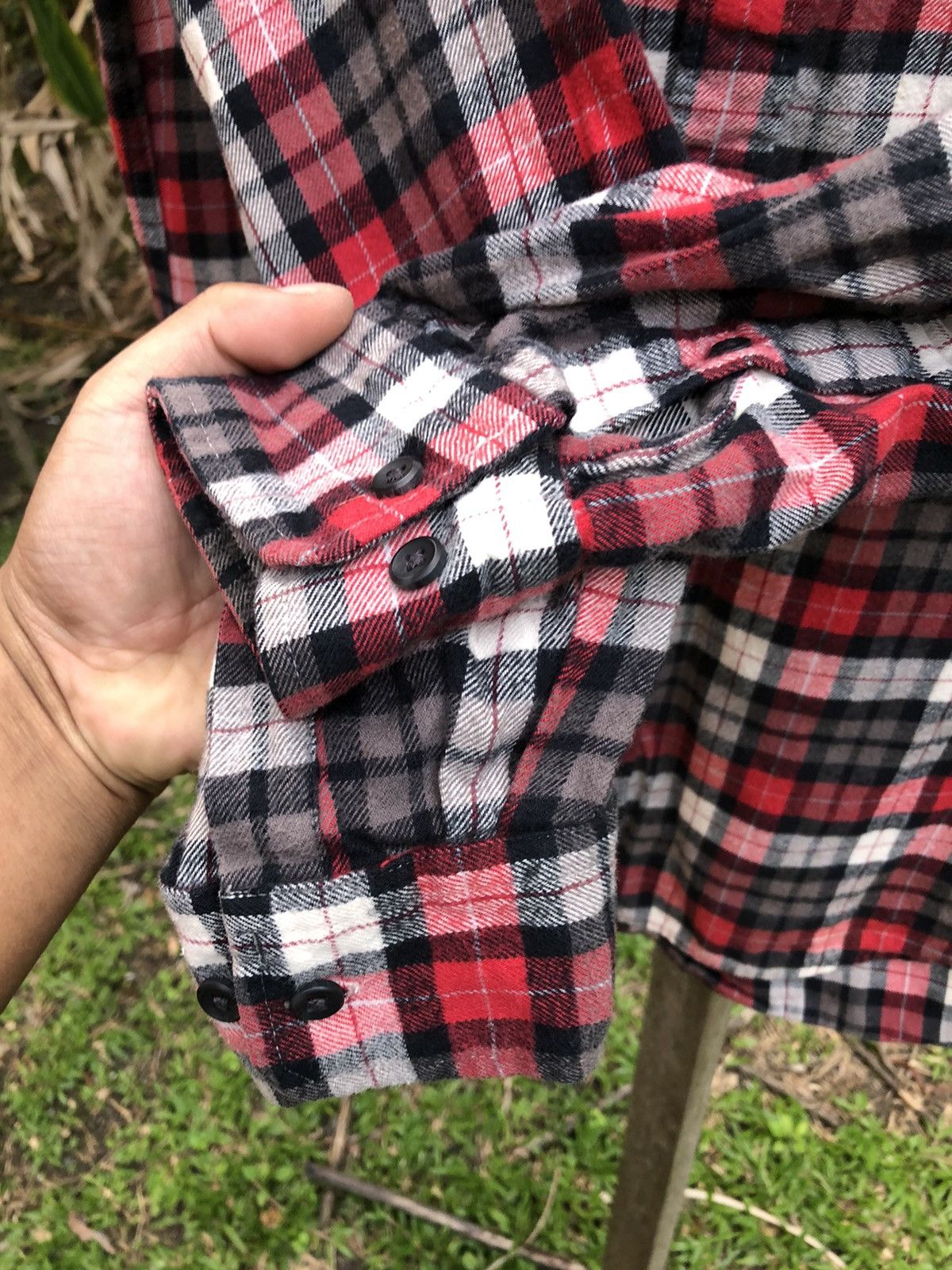 Flannel Uniqlo Checkered Flannel Single Pocket Shirts Size US M / EU 48-50 / 2 - 9 Thumbnail