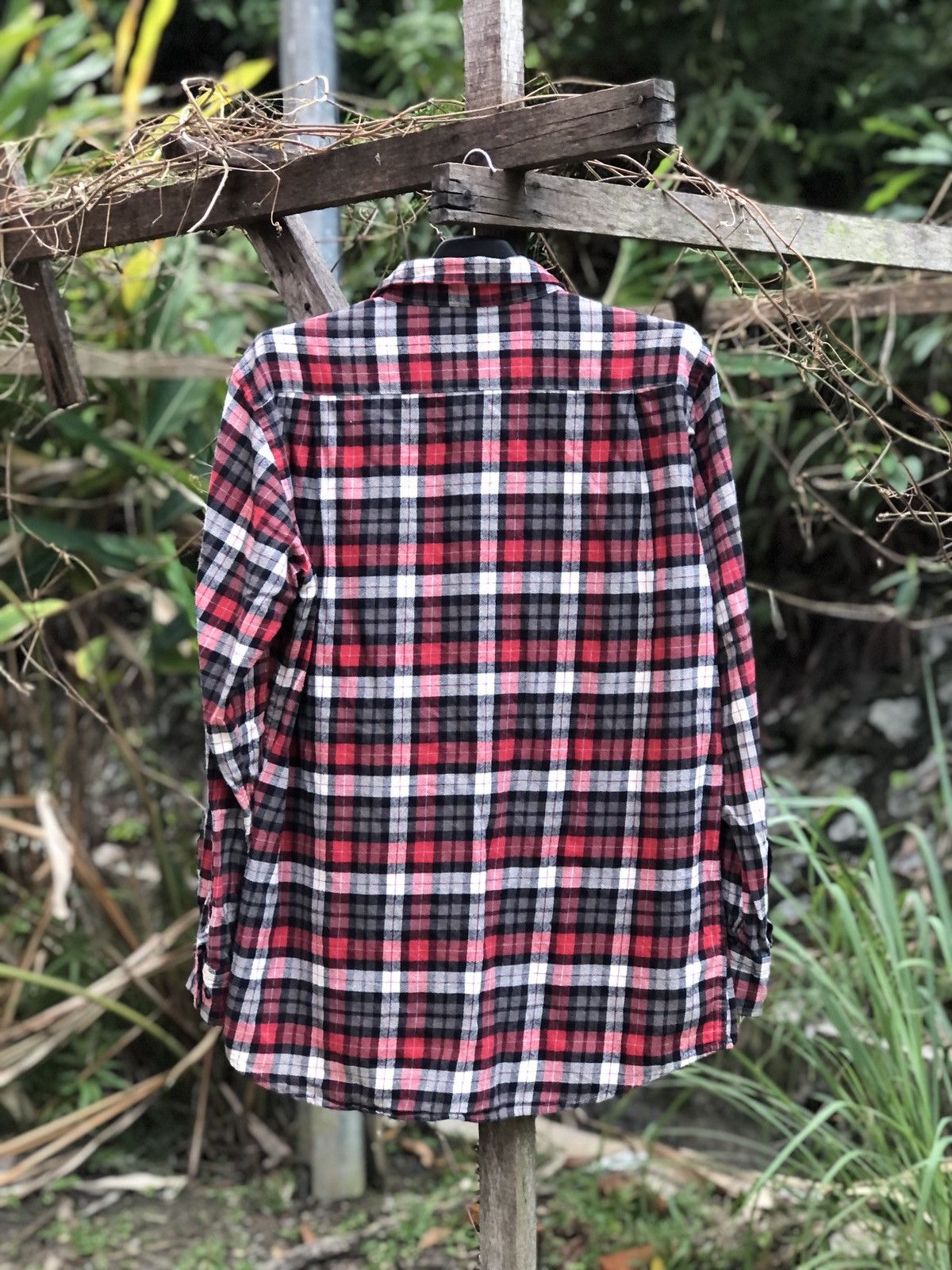Flannel Uniqlo Checkered Flannel Single Pocket Shirts Size US M / EU 48-50 / 2 - 4 Thumbnail