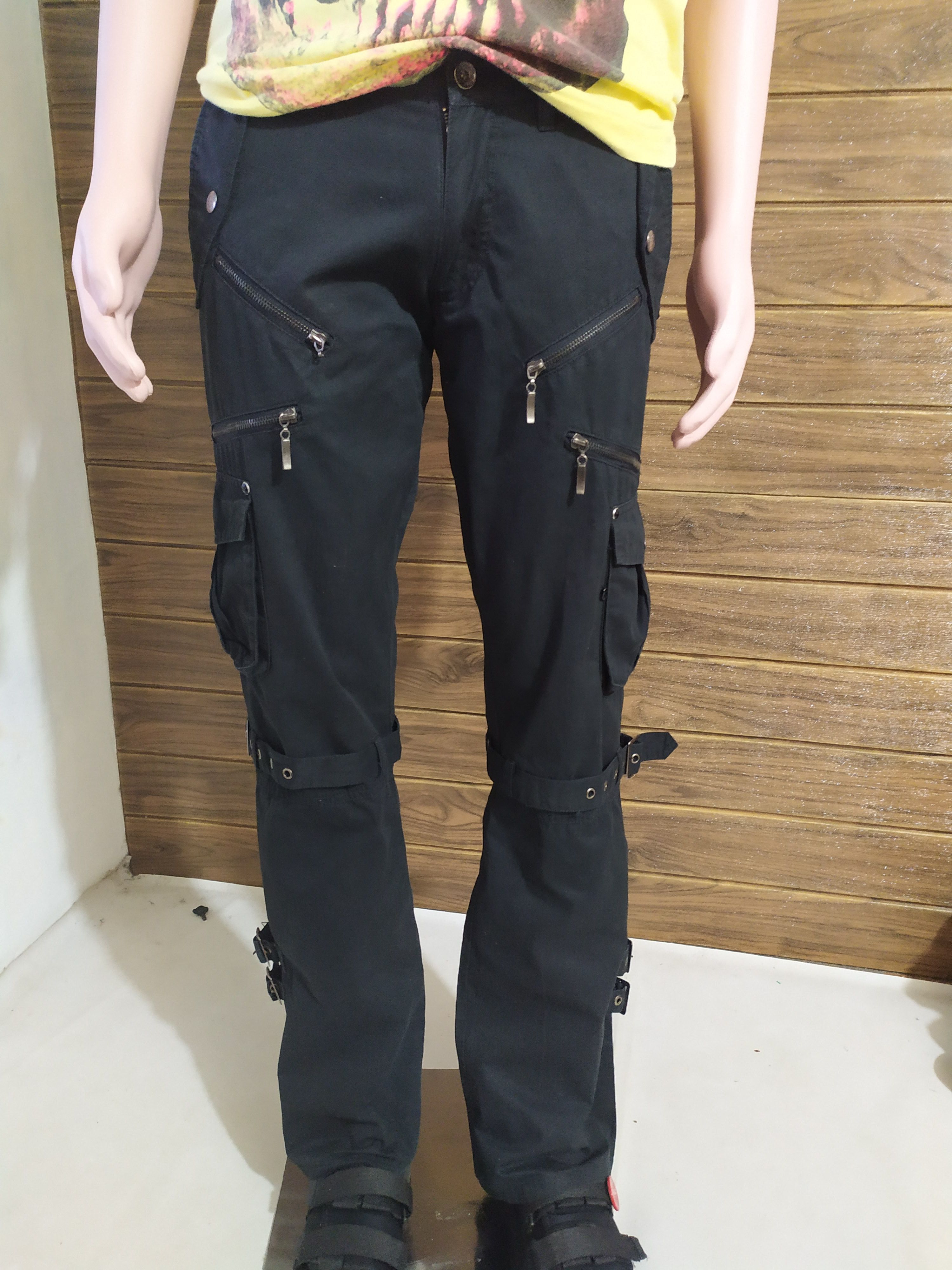 semantic design bondage flare cargo pant 00s Semamntic Design