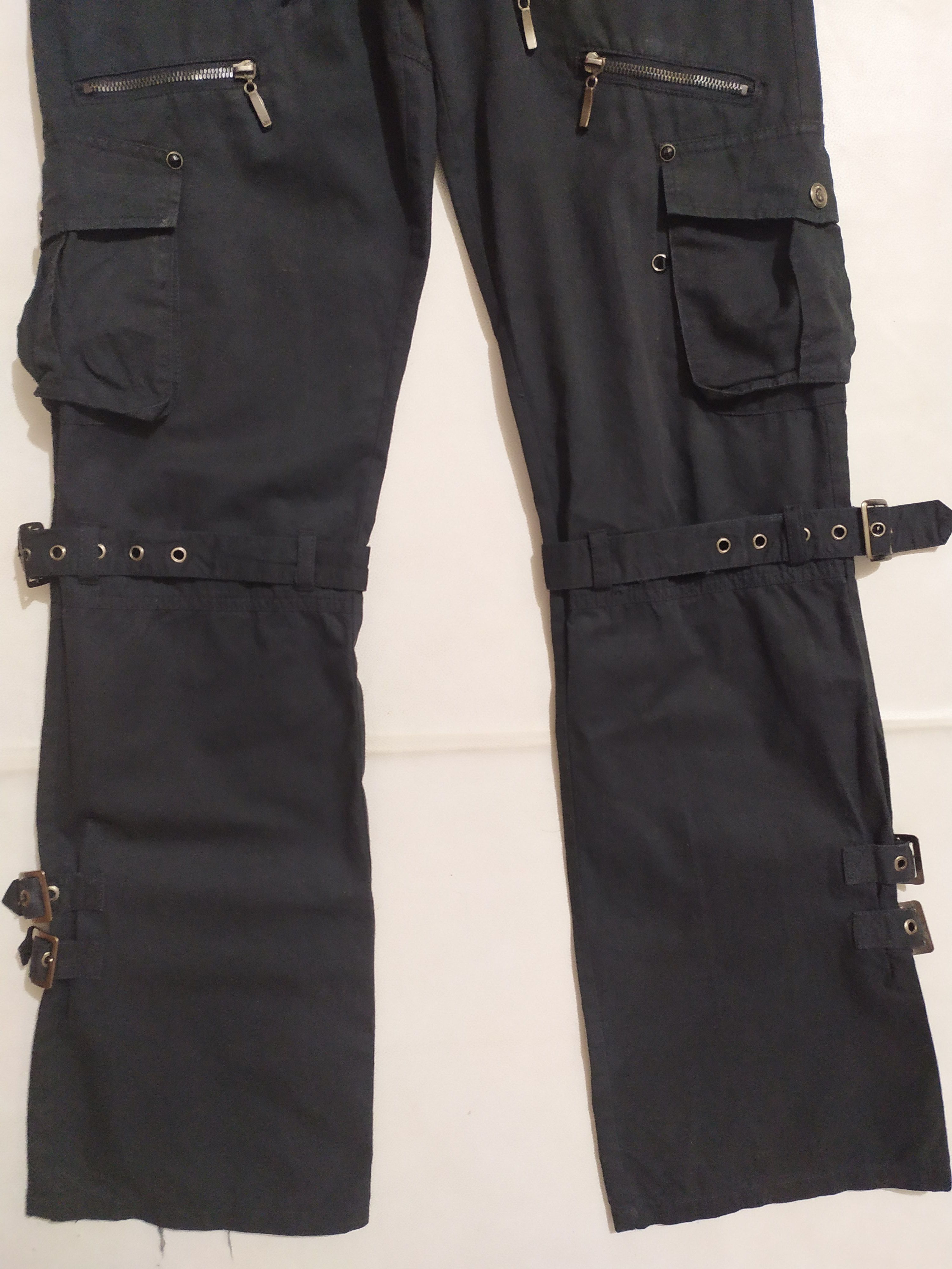 semanticdesign 🔥Semantic Design Bondage Cargo Multipocket Flared Pants Size US 30 / EU 46 - 8 Thumbnail