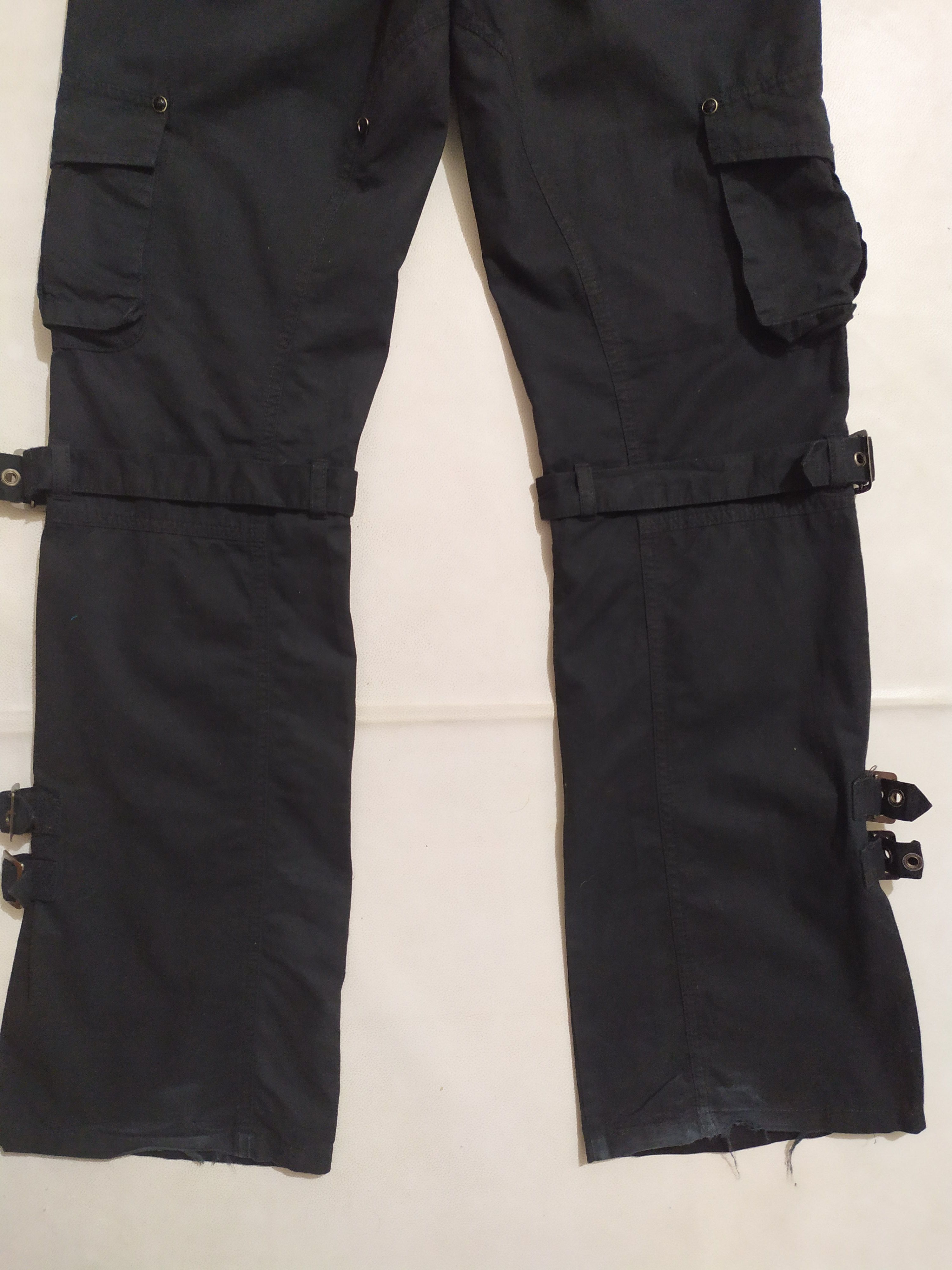 semanticdesign 🔥Semantic Design Bondage Cargo Multipocket Flared Pants Size US 30 / EU 46 - 14 Thumbnail