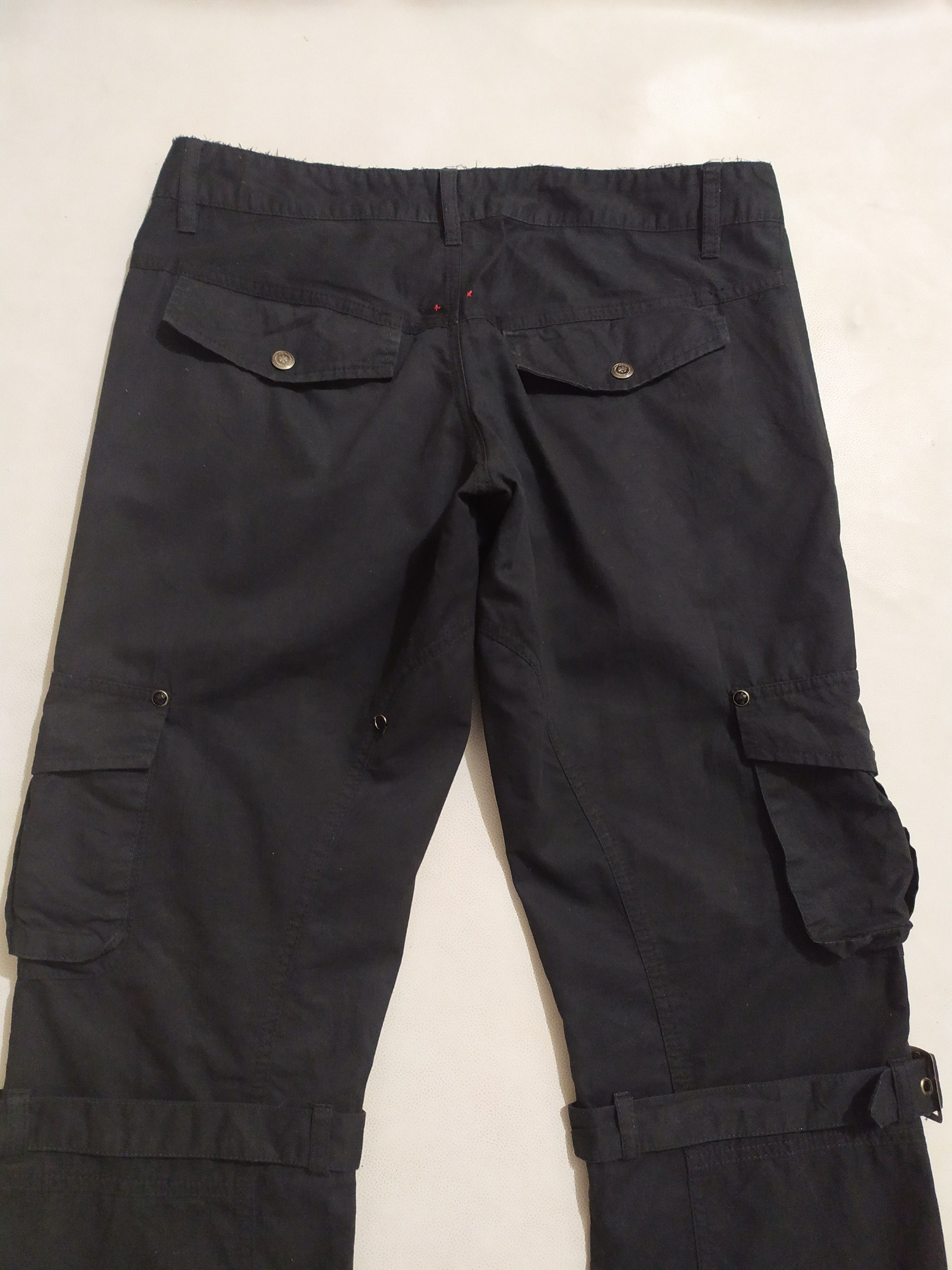semanticdesign 🔥Semantic Design Bondage Cargo Multipocket Flared Pants Size US 30 / EU 46 - 13 Thumbnail